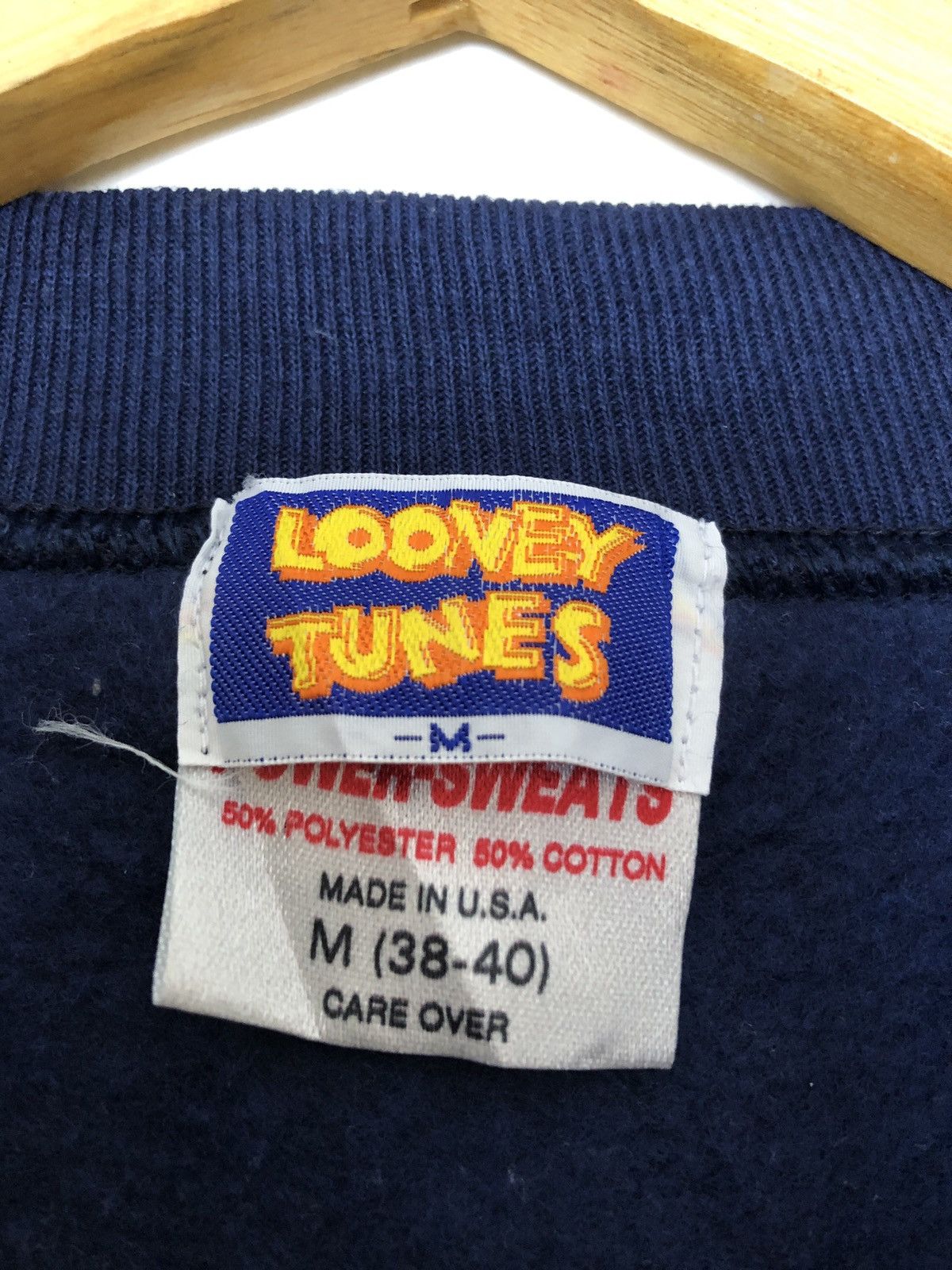 Vintage Vintage 90s Porky Pig Looney Tunes Sweatshirt Size US M / EU 48-50 / 2 - 2 Thumbnail