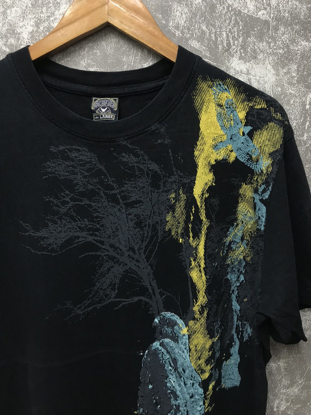 Affliction × Ed Hardy × Southpole Affliction Southpole Crow Y2K Graphic Tee Size US L / EU 52-54 / 3 - 3 Thumbnail