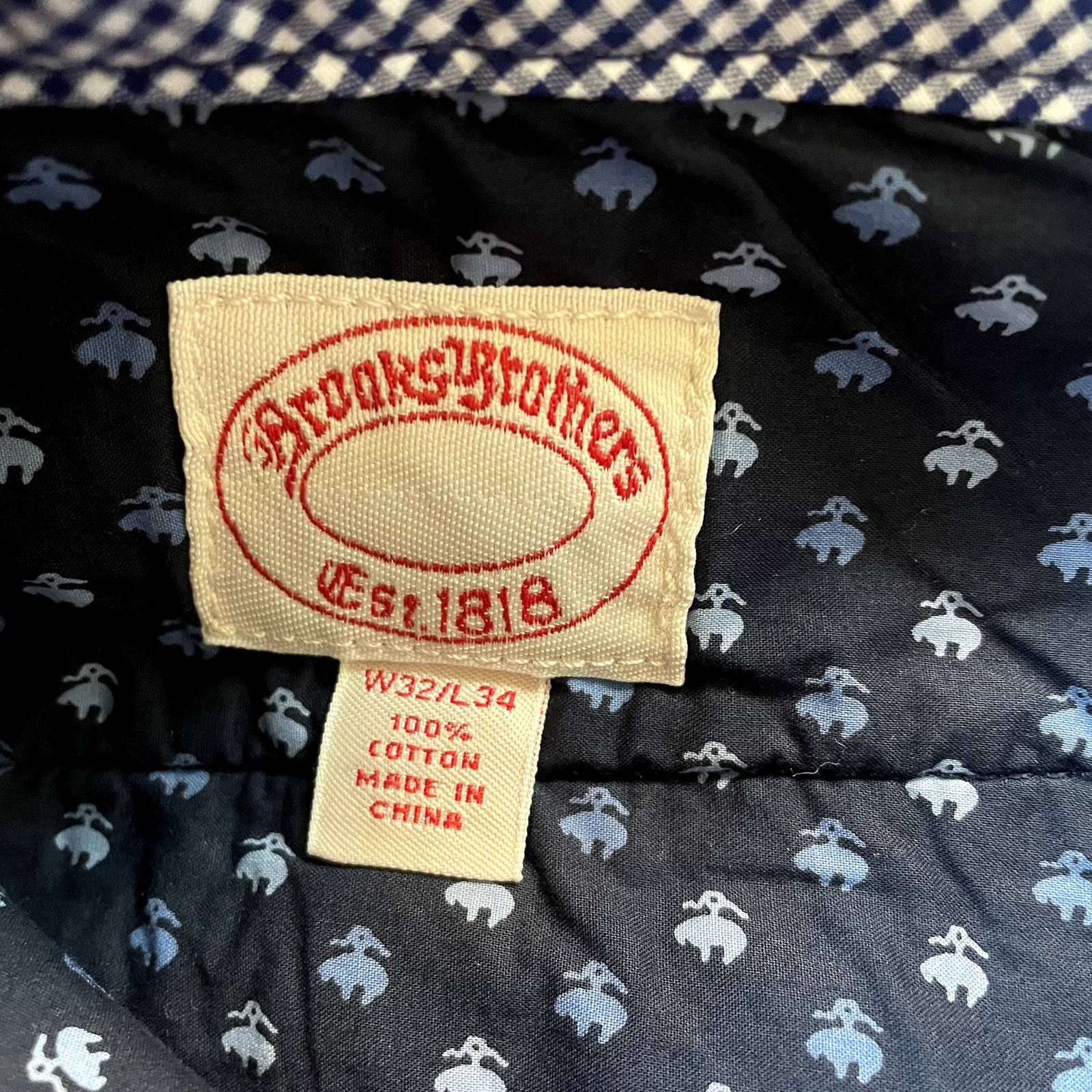 Brooks Brothers Brand new with tags Brooks Brothers Chino in Blue W32 L34 Size US 32 / EU 48 - 7 Thumbnail