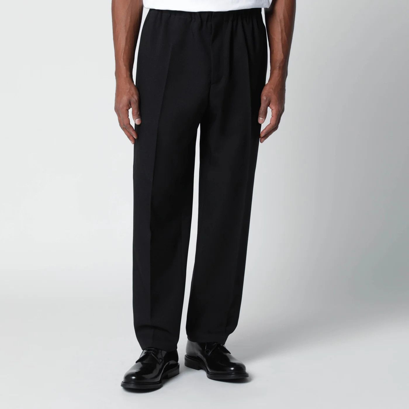 Jil Sander o1d2blof0526 Technical Serger Trousers in Black Size US 34 / EU 50 - 1 Thumbnail