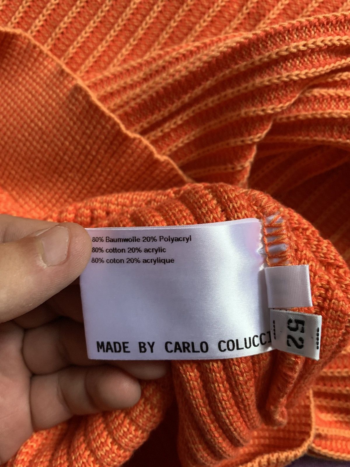 Vintage Carlo Colucci Vintage Sweater Size US L / EU 52-54 / 3 - 8 Thumbnail