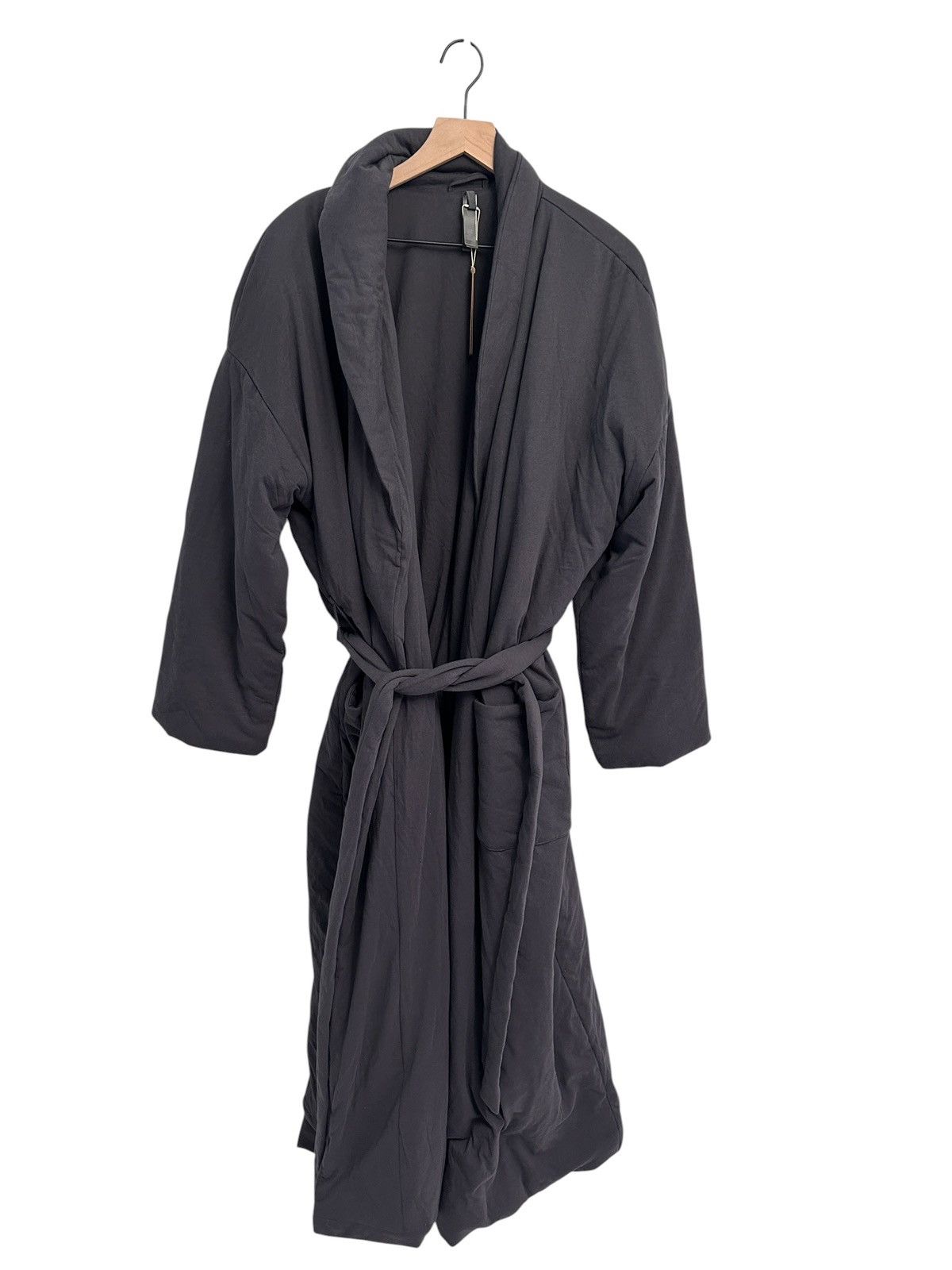 SKIMS SKIMS Cotton Duvet Robe Onyx Size L/XL New with tags Ash Size XL / US 12-14 / IT 48-50 - 1 Thumbnail