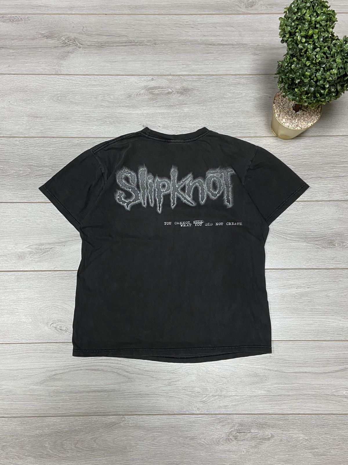 Slipknot Slipknot Concert T “YOU CANNOT KILL WHAT YOU DID NOT CREATE” Size US M / EU 48-50 / 2 - 2 Thumbnail