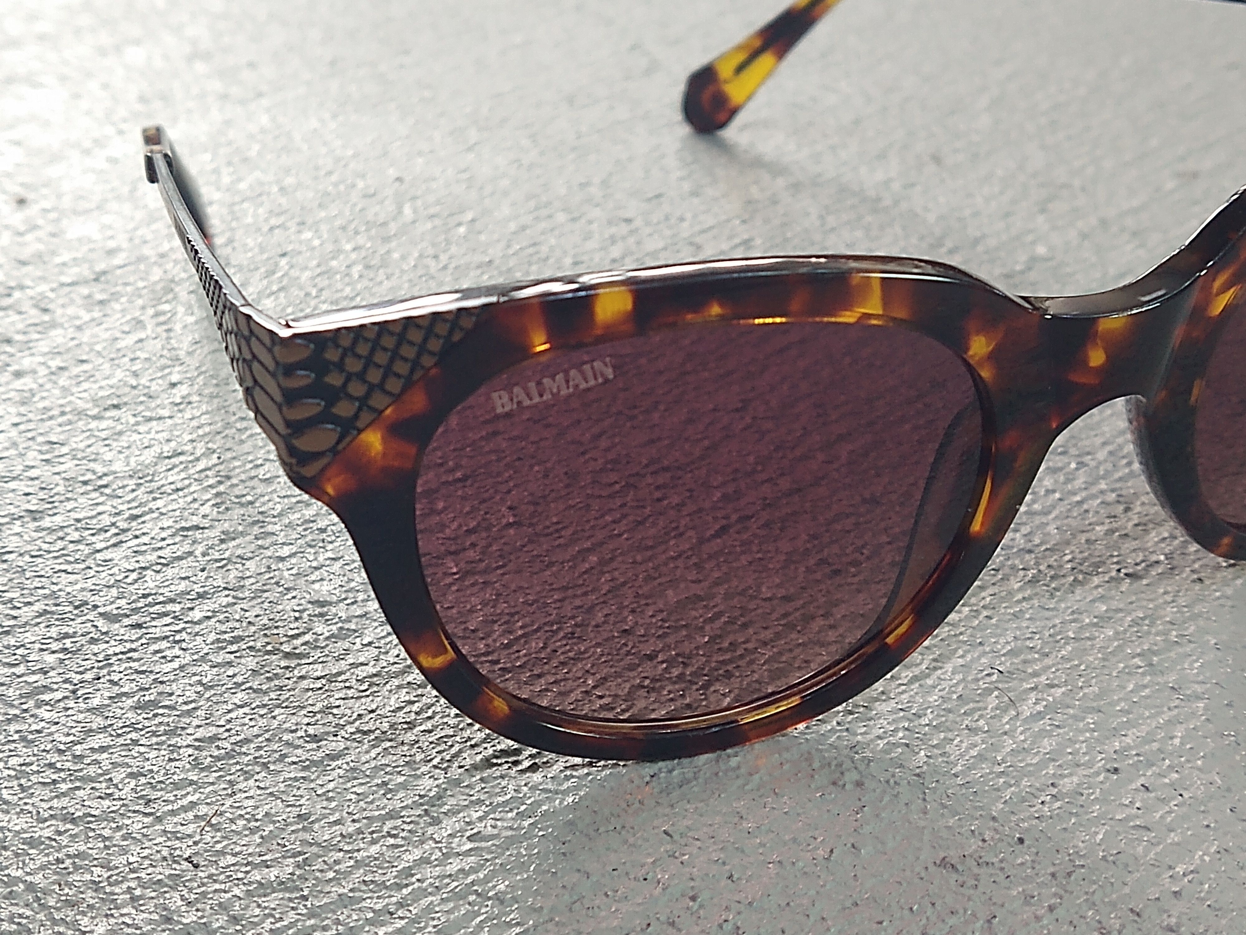 Balmain Balmain Sunglasses BL2082B Brown Tortoise Cat Eye Size ONE SIZE - 5 Thumbnail
