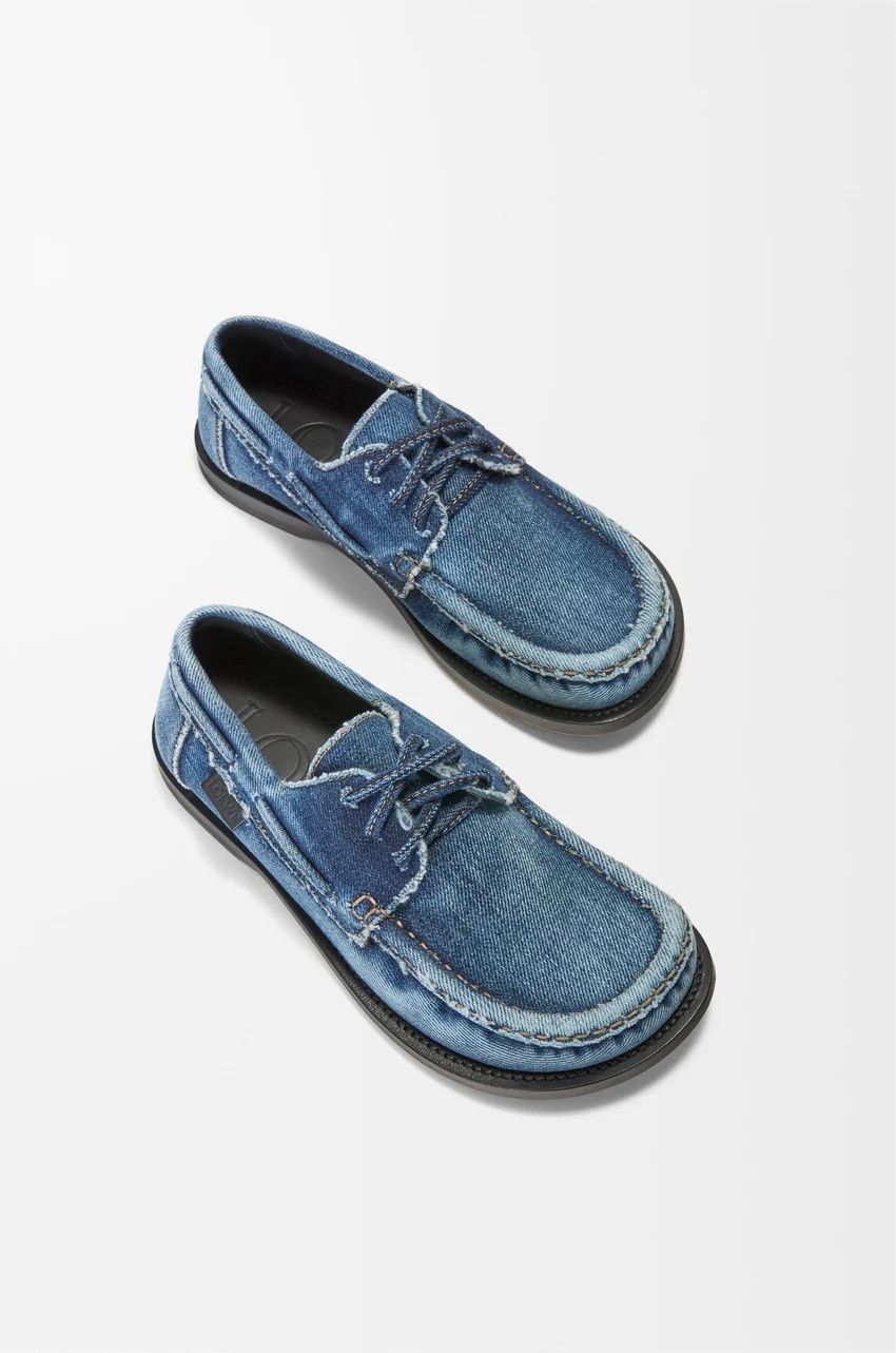 Loewe o1loc1c0525 Boots in Denim Size US 10 / IT 40 - 3 Thumbnail