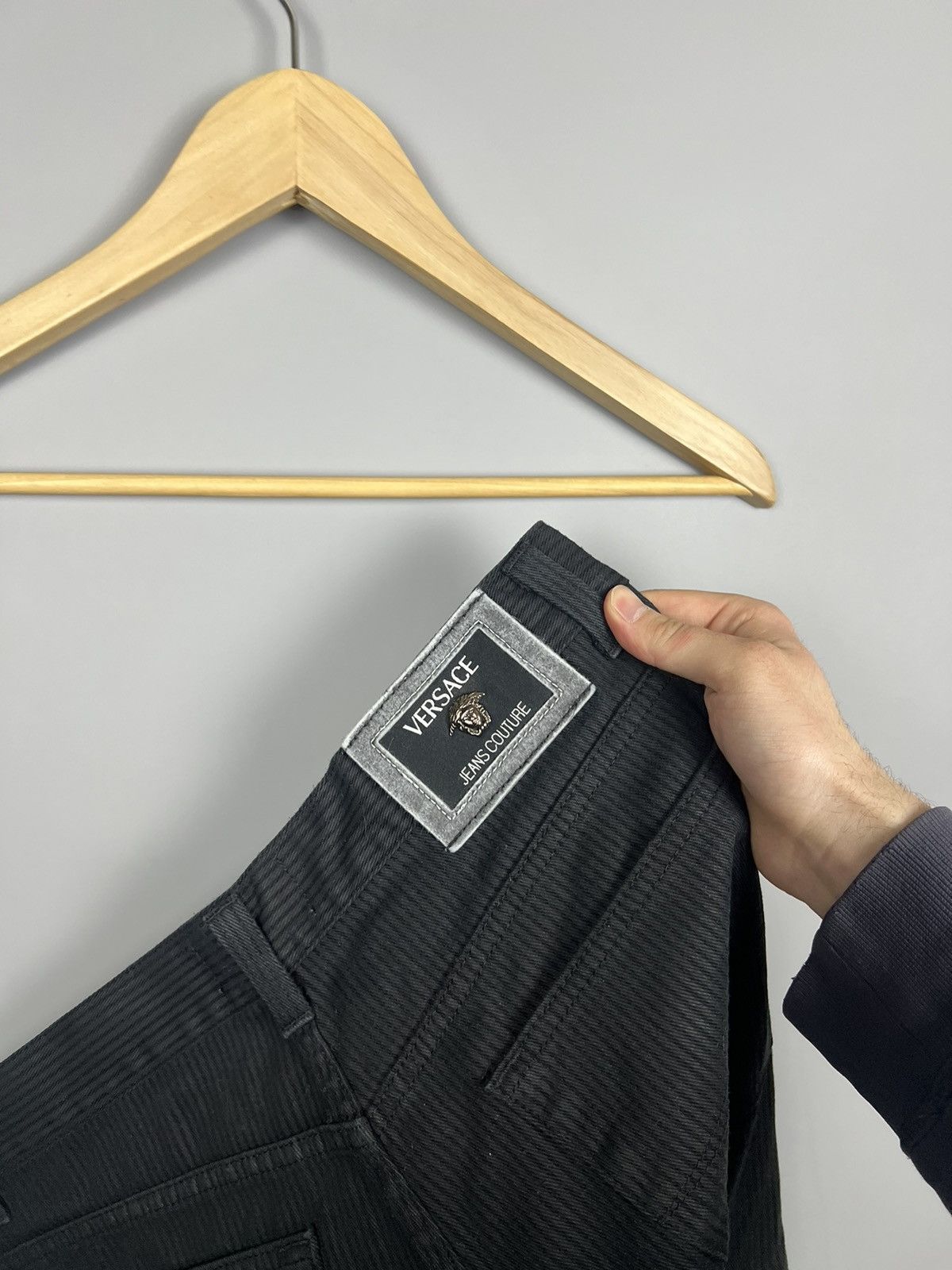 Versace Jeans Couture Versace Jeans Couture Vintage stripe cotton pants casual Size US 36 / EU 52 - 2 Thumbnail