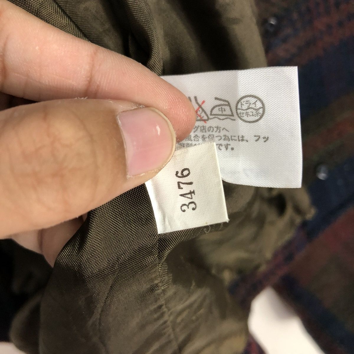 Japanese Brand 🔥VINTAGE WOOL BOMBER JACKET PARACHUTE DESIGN TARTAN GIO Size US M / EU 48-50 / 2 - 22 Thumbnail