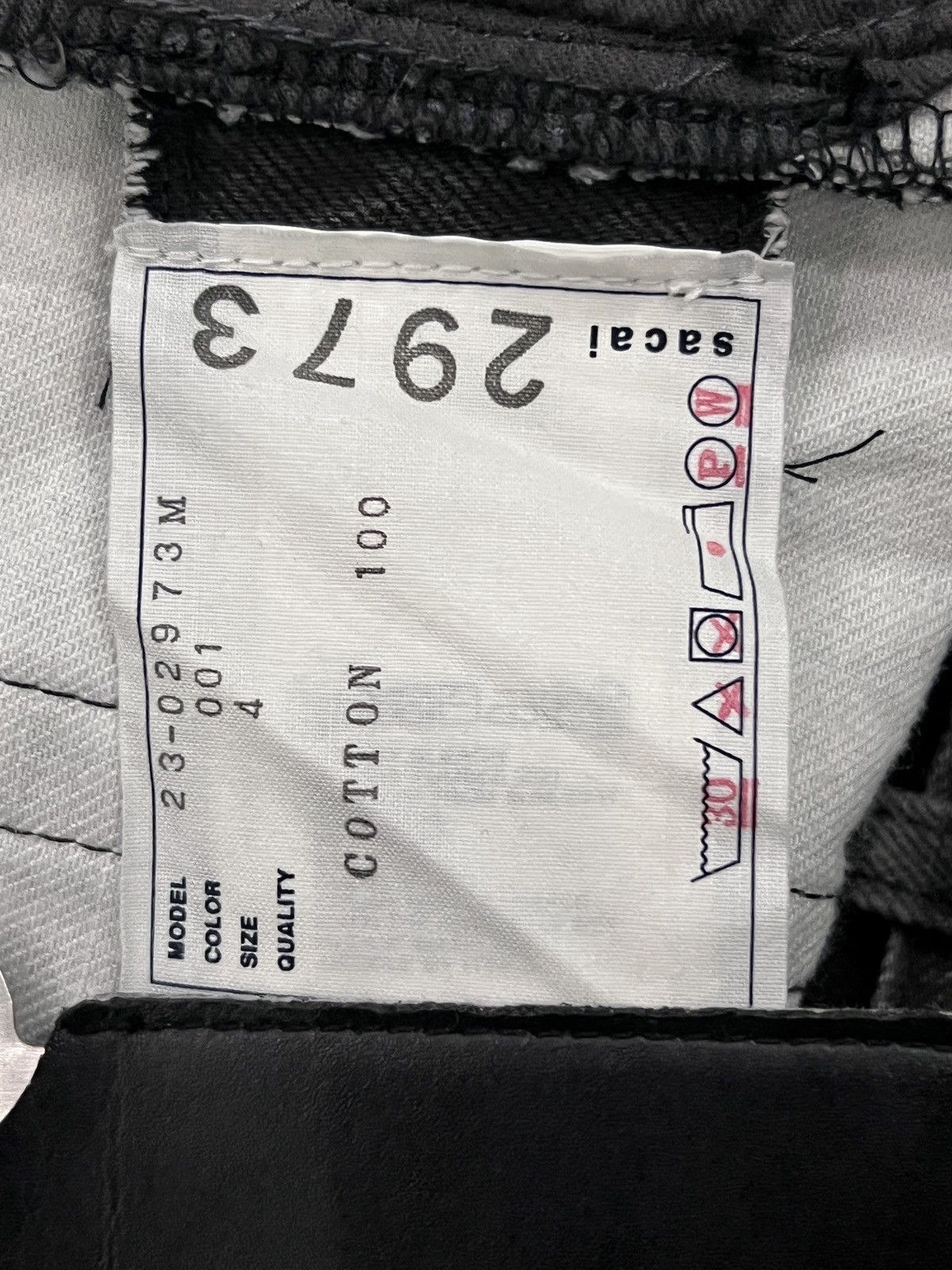 Sacai Sacai by Eric Haze SS23 Graffiti Print Jeans Size US 32 / EU 48 - 11 Thumbnail
