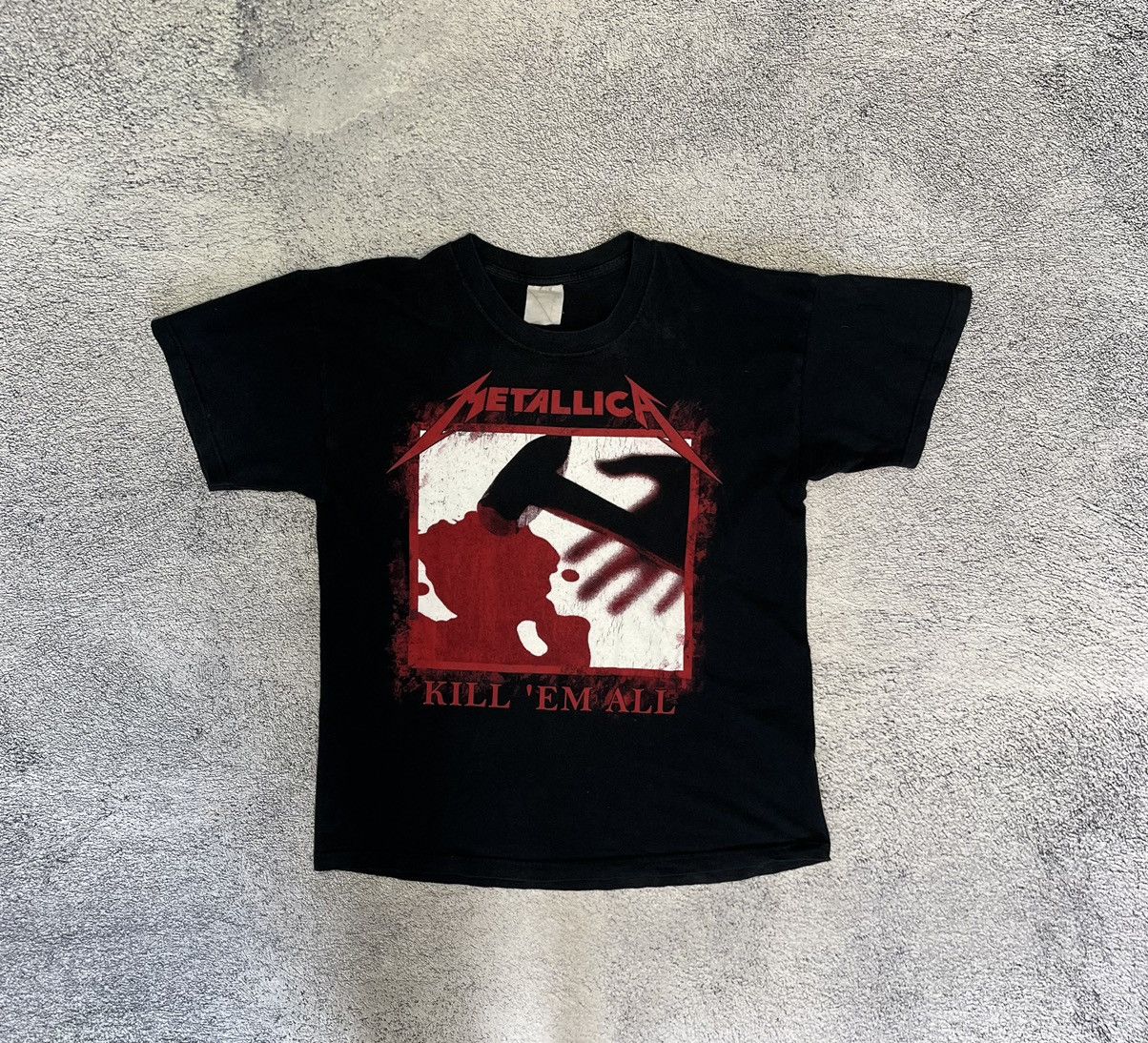 Metallica Men’s T- Shirt KILL ‘EM ALL Vintage 2004 Rock Band
