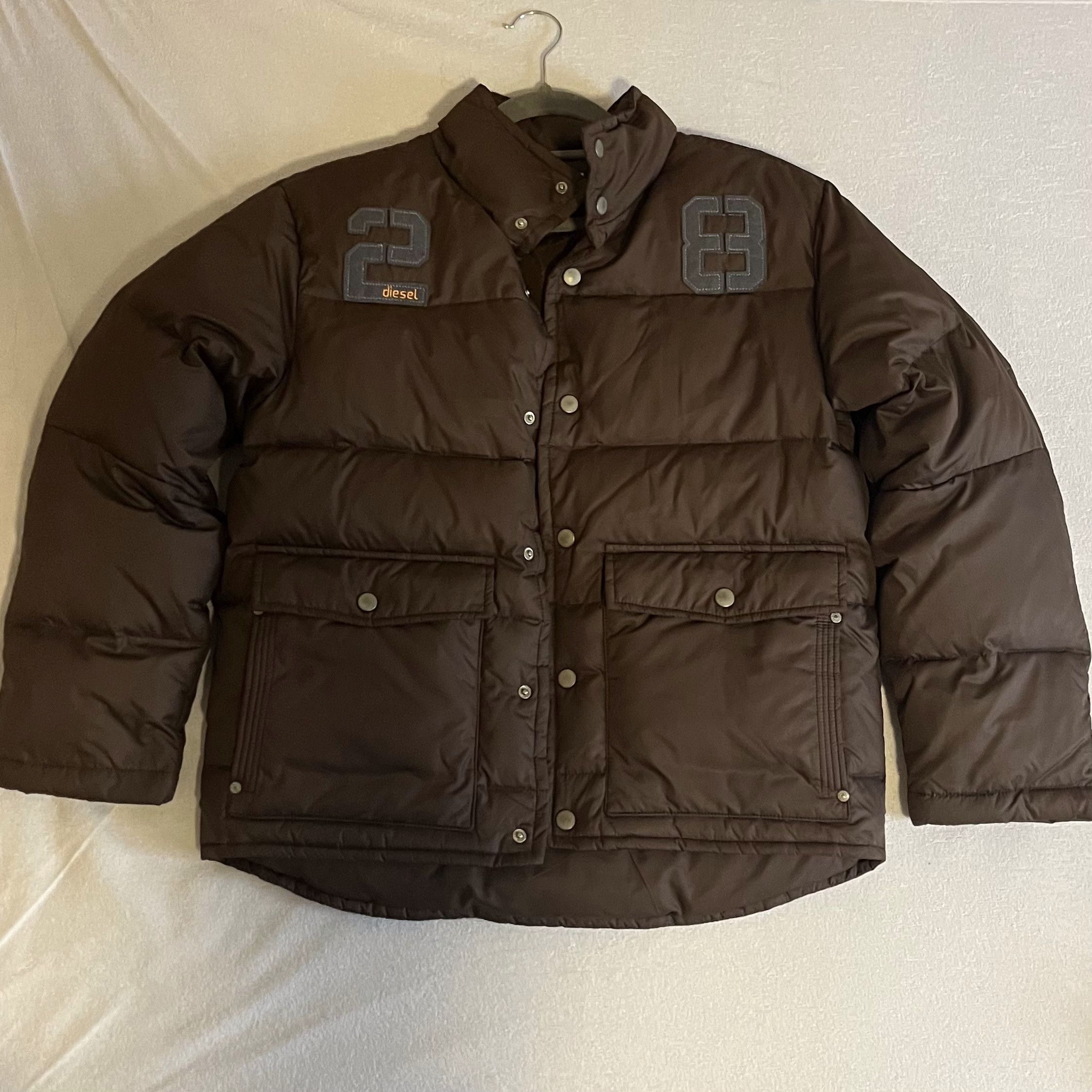 Diesel Vintage Diesel Varsity Puffer w/ Embroidered Rocket + Hawk Size S / US 4 / IT 40 - 1 Thumbnail