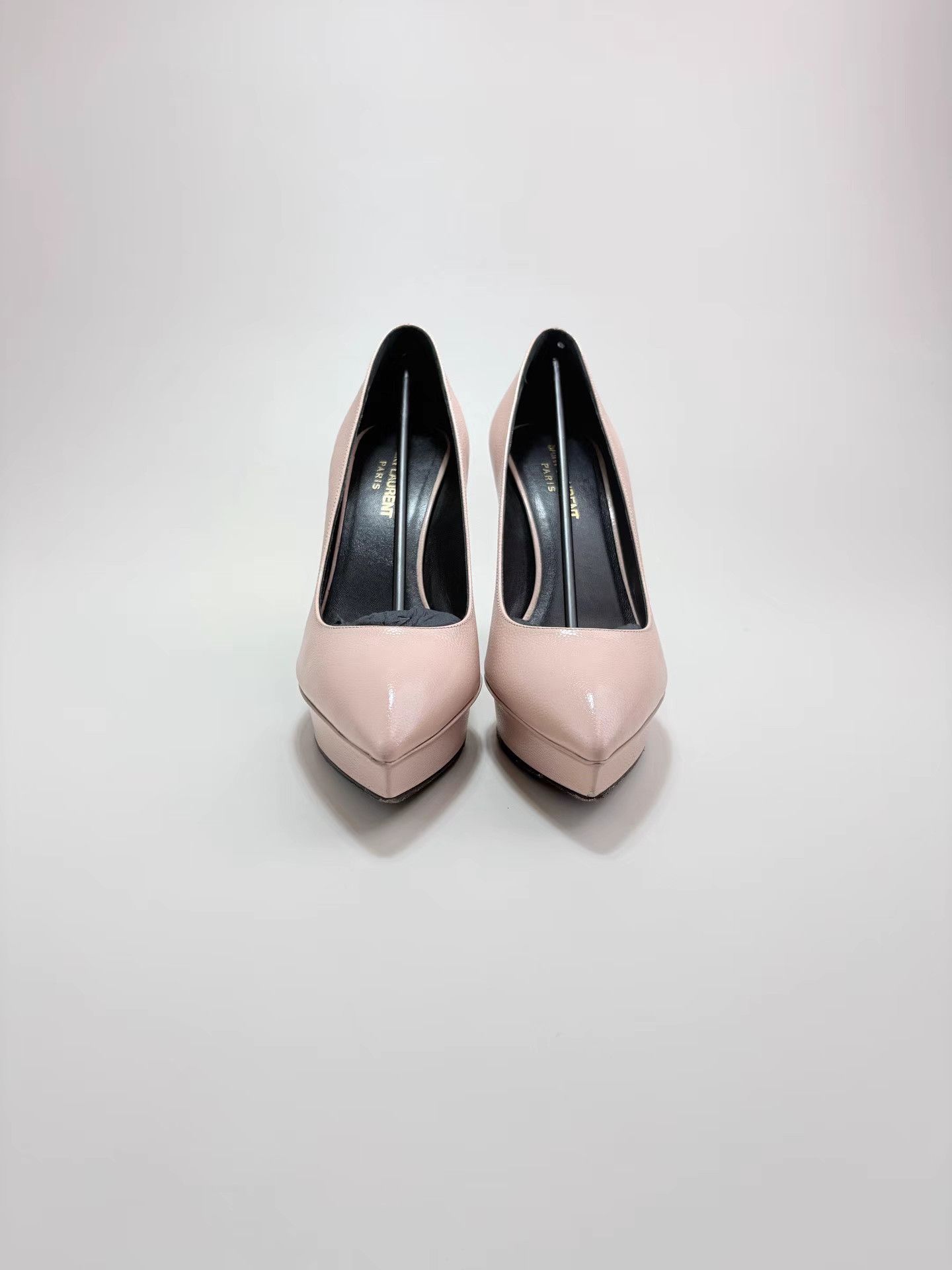 Saint Laurent Paris Saint Laurent SLP Nude Pink High Heels K1 Size US 6.5 / IT 36.5 - 2 Thumbnail