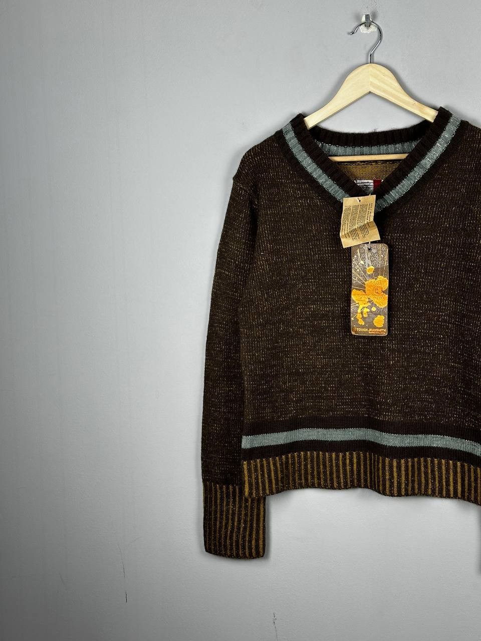 Japanese Brand Tough Jeansmith Japanese Heavy Knitted Sweater Grunge Size US S / EU 44-46 / 1 - 2 Thumbnail