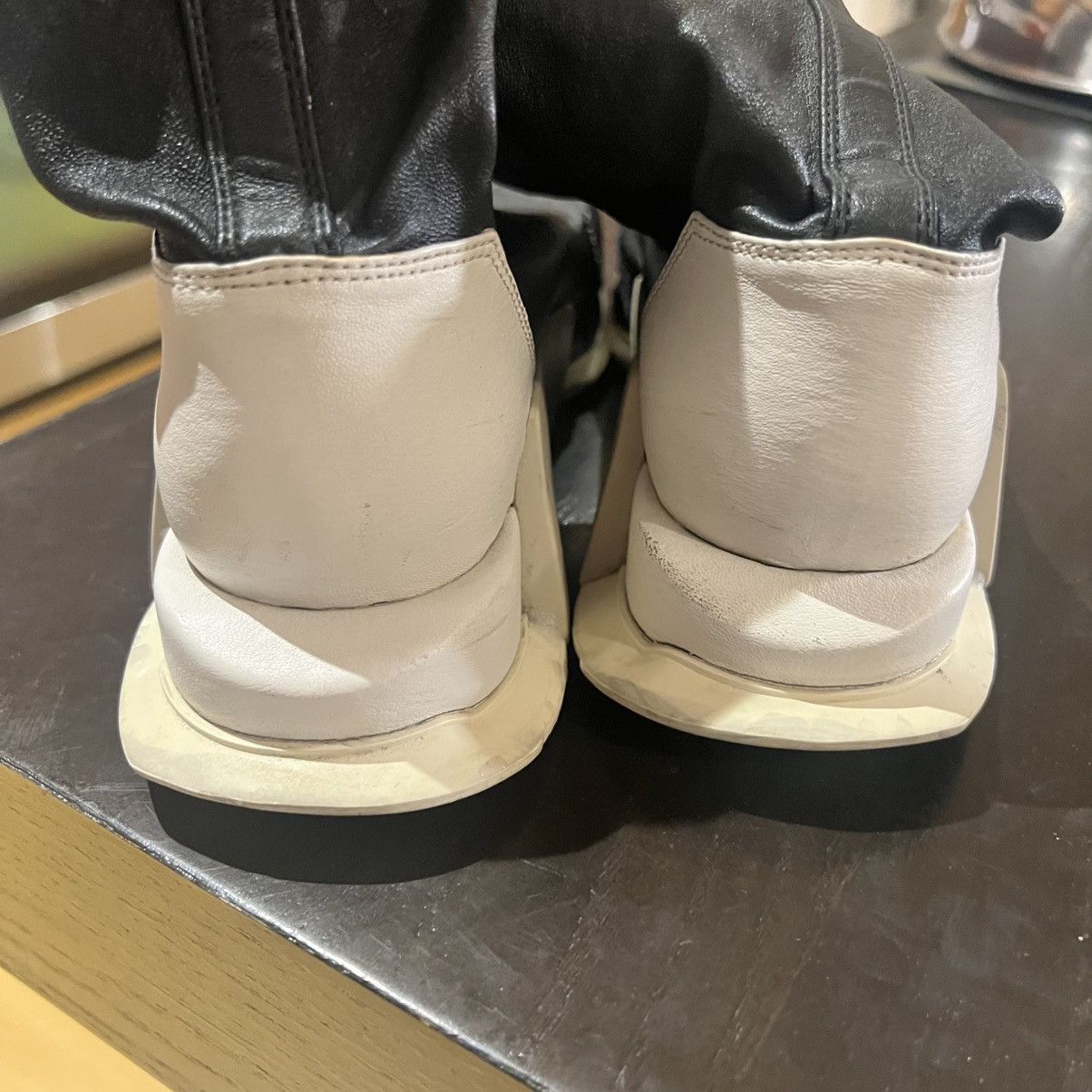 Adidas × Rick Owens Rick Owens x Adidas leather sock Level Runner Size US 8.5 / EU 41-42 - 3 Thumbnail