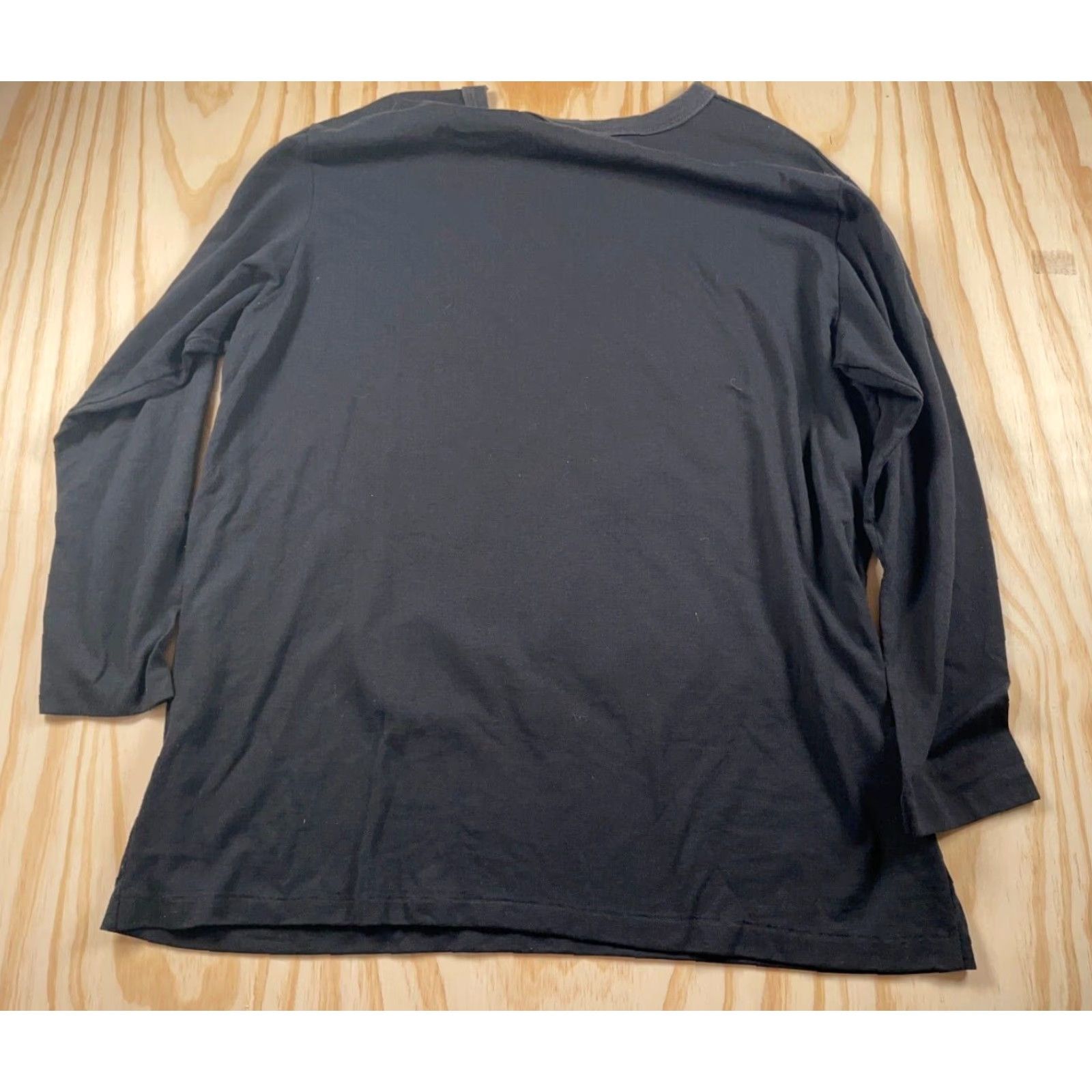 Vintage Vintage 90s VTG Dobie Casino Print Long Sleeve T-Shirt Women's 1X Black Single Stitch Size XL / US 12-14 / IT 48-50 - 2 Thumbnail