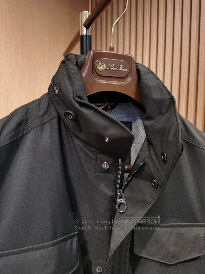 Loro Piana Loro Piana Traveler Black Jacket New. Size US XL / EU 56 / 4 - 3 Thumbnail