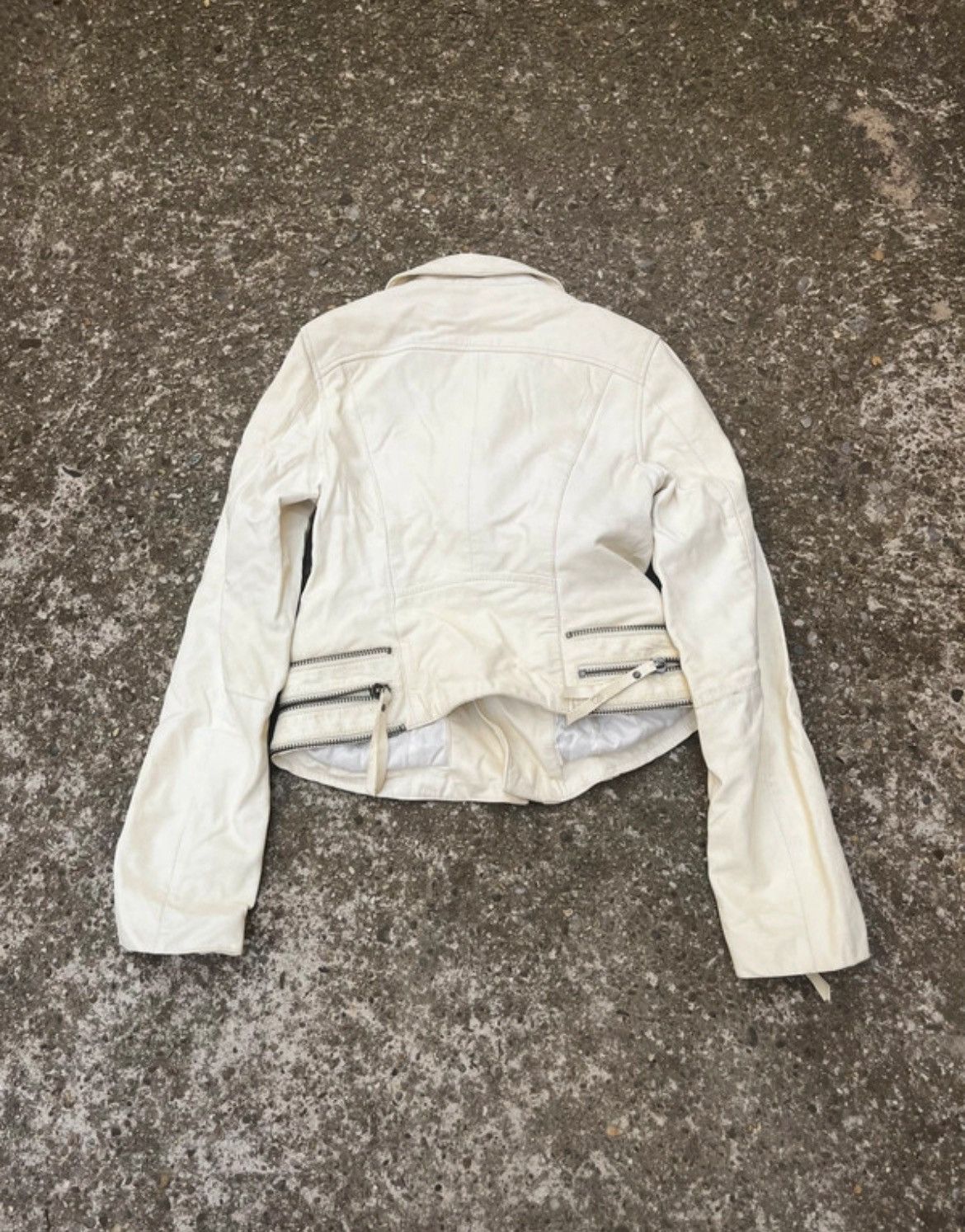 Karl Lagerfeld Karl Lagerfeld Asymmetrical Zipper Leather jacket Size S / US 4 / IT 40 - 6 Thumbnail