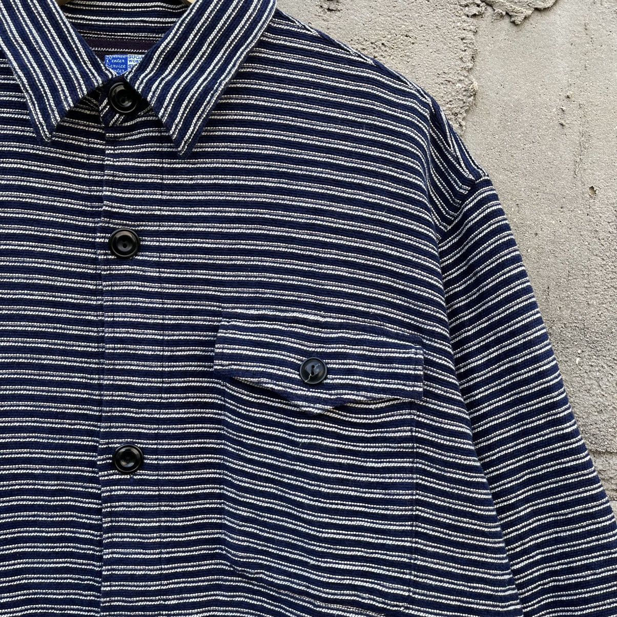 Sugar Cane Sugar Cane Indigo blue Outer shirt Size US XL / EU 56 / 4 - 3 Thumbnail