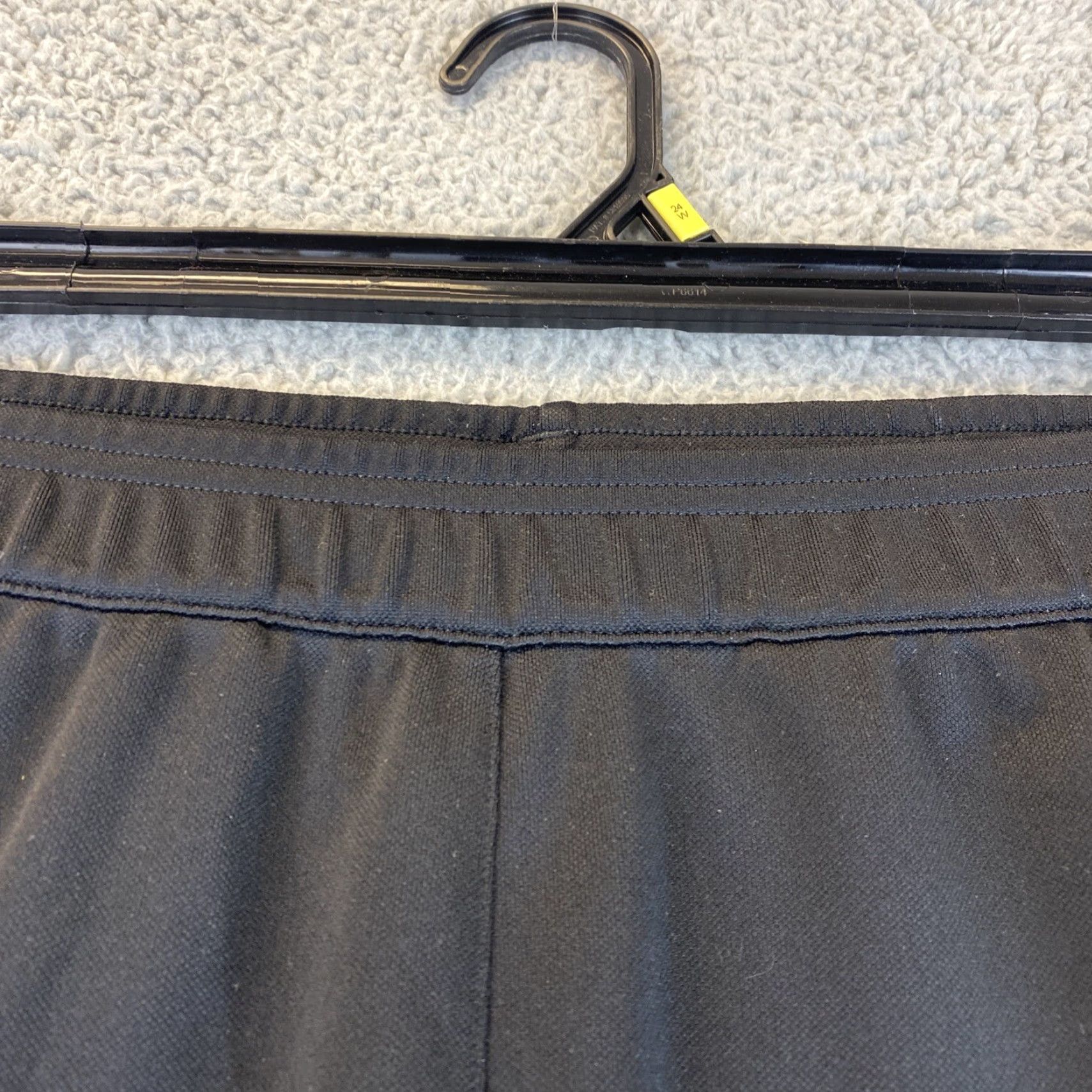 Adidas adidas Sweatpants Pants S Men's Black Regular 70-34 Black Solid Pockets Drawstring Sports Classic 70-34 Mens Size US 29 - 3 Thumbnail