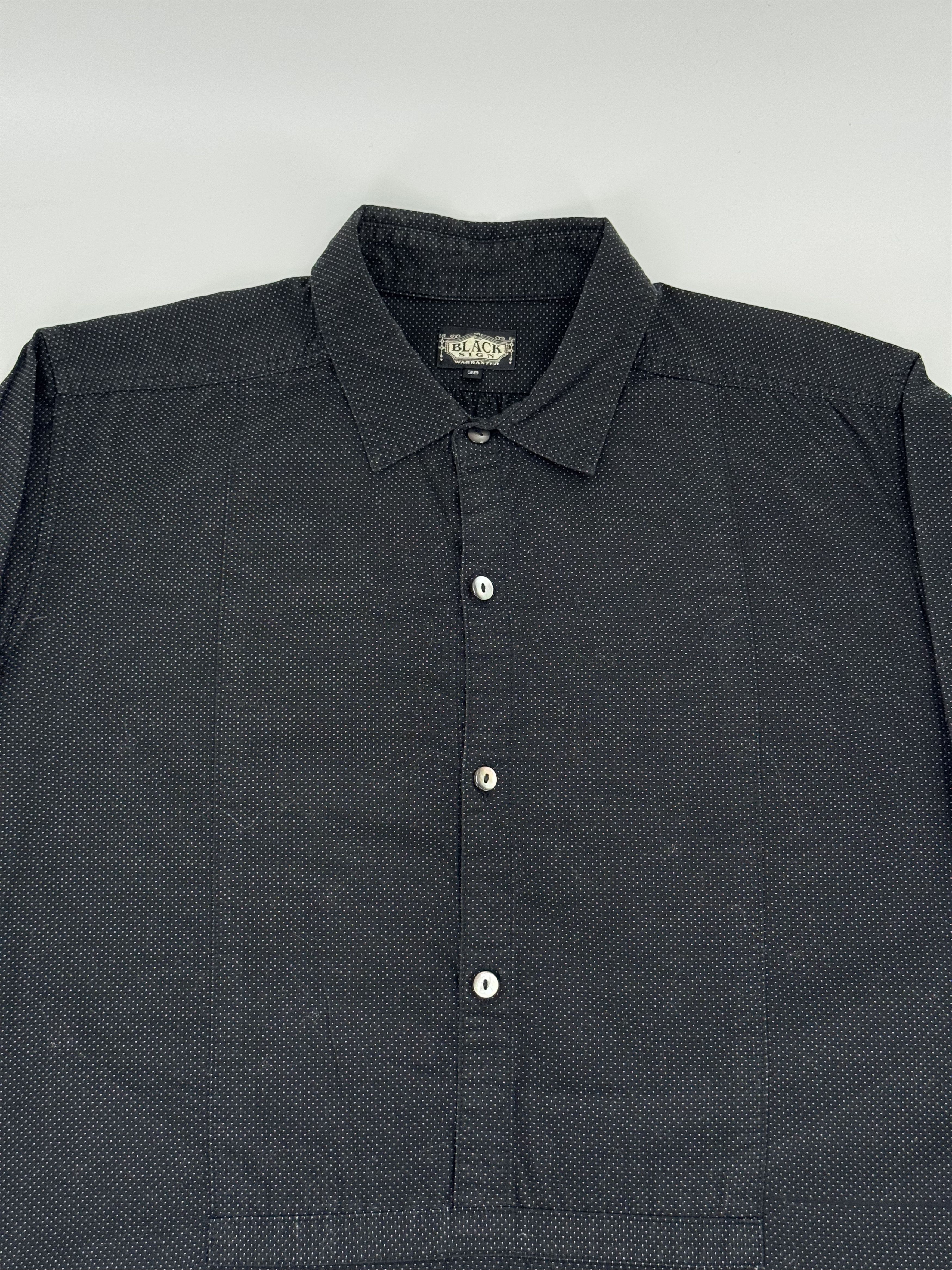 BLACK SIGN Black Sign Japan Polka Dot Pullover Shirt Size 38 Japan Size US S / EU 44-46 / 1 - 2 Thumbnail