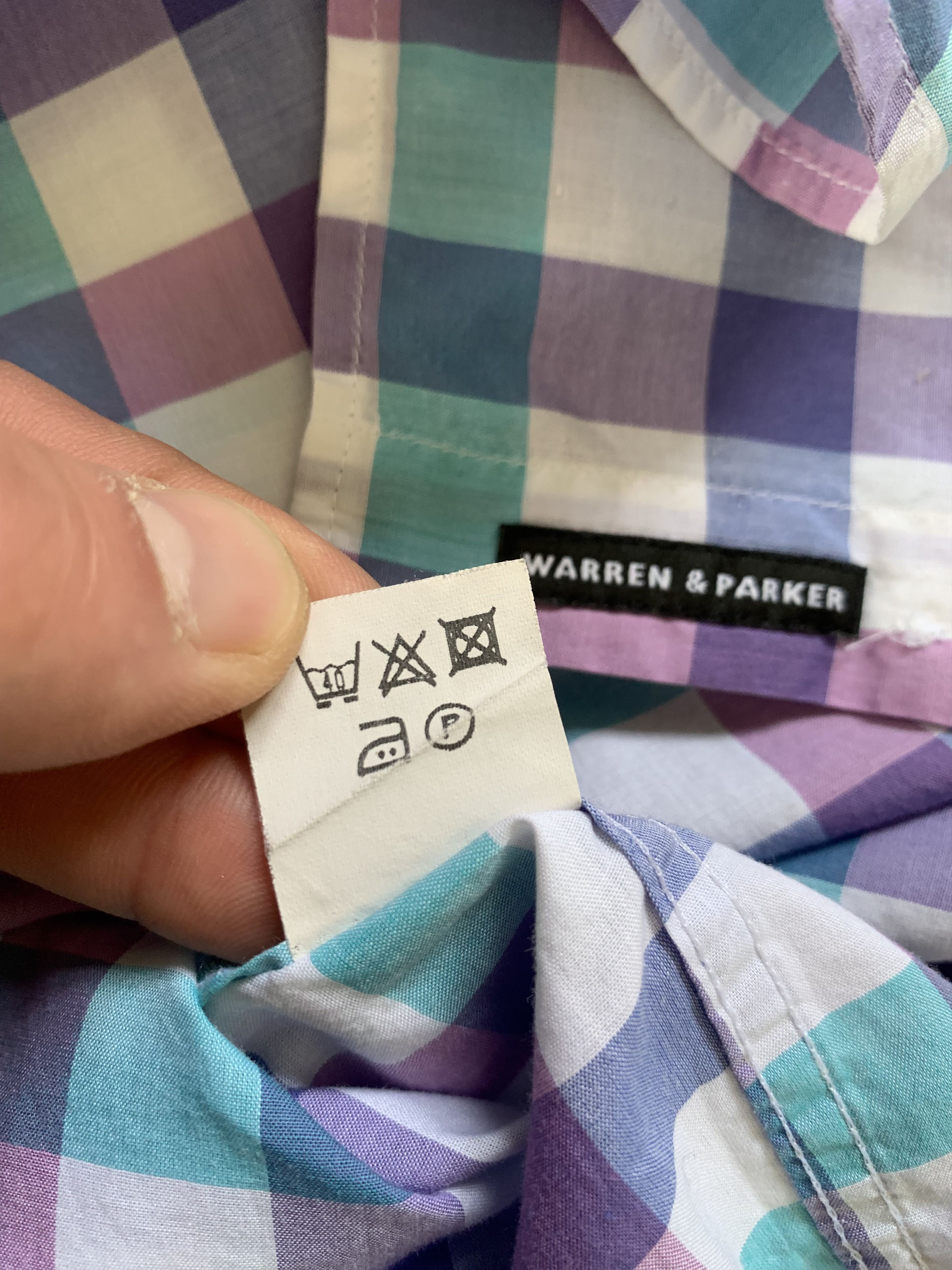 Other Warren & Parker Mens Plaid Cotton Shirt Size US M / EU 48-50 / 2 - 8 Thumbnail