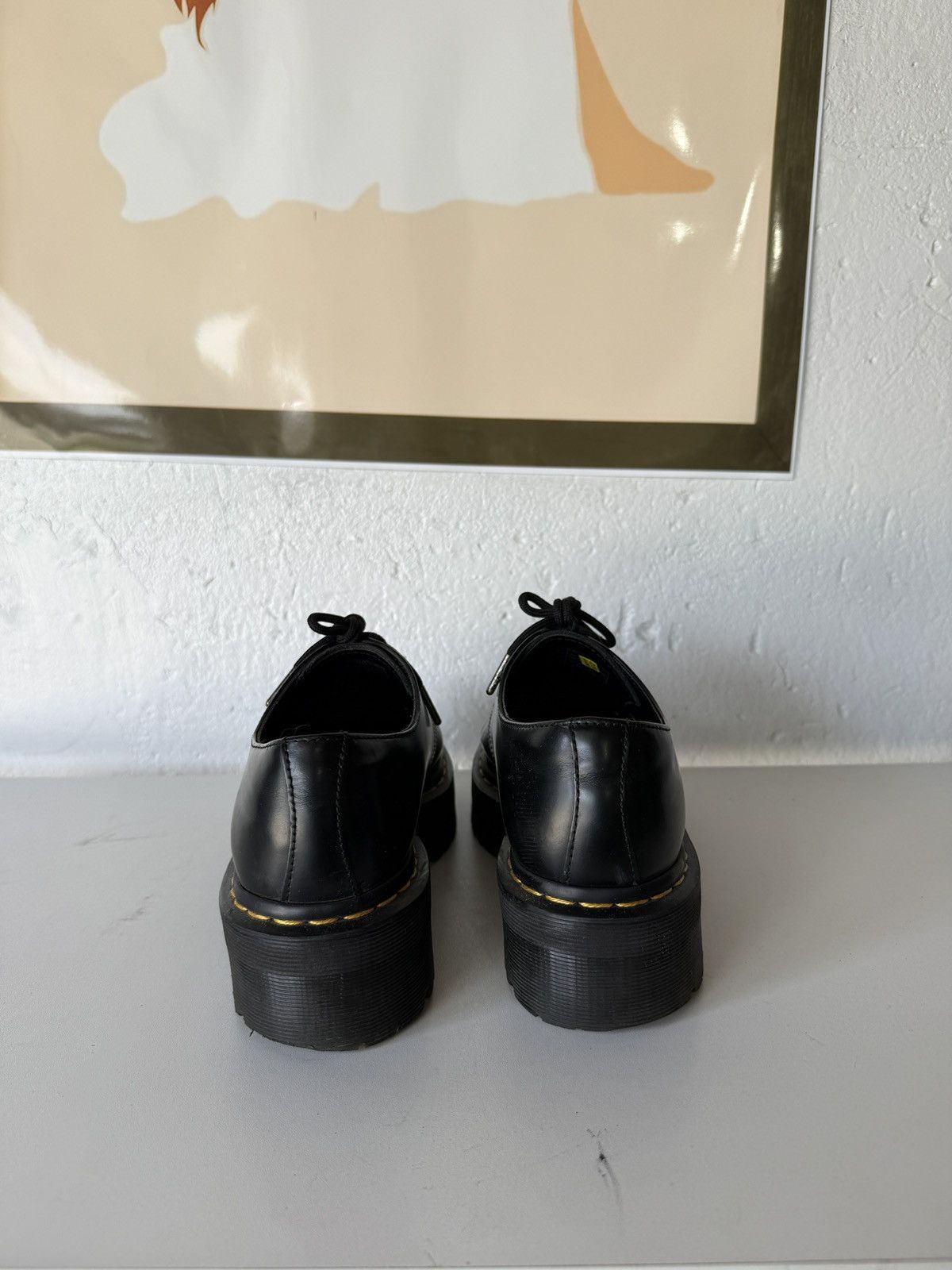 Dr. Martens Dr. Martens 1461 Smooth Leather Platform Shoes Size US 8 / EU 41 - 3 Thumbnail