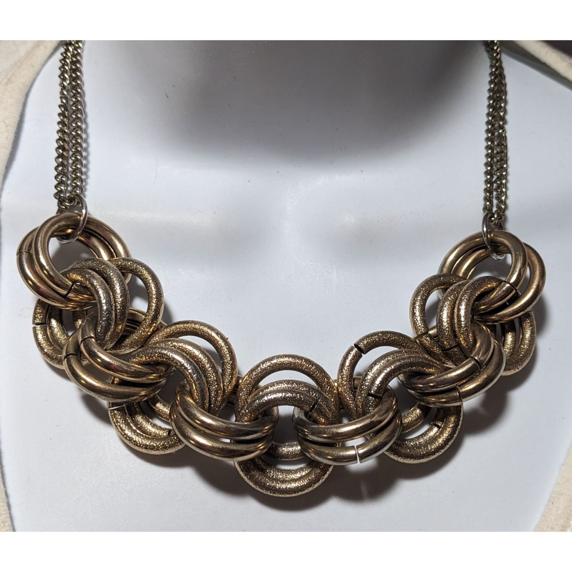 Other Icing Y2K Glam Chunky Gold Ring Necklace Size ONE SIZE - 5 Thumbnail