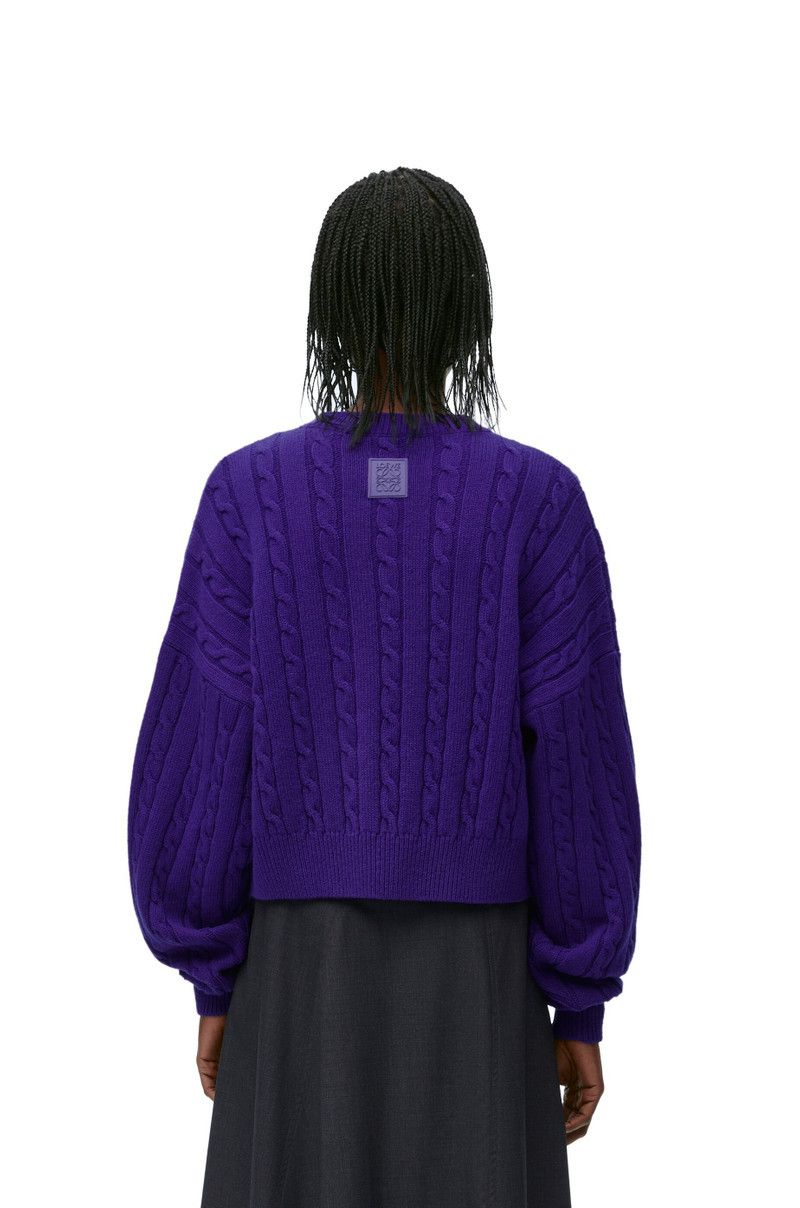 Loewe o1in1g0426 Sweater in Purple Size S / US 4 / IT 40 - 4 Thumbnail