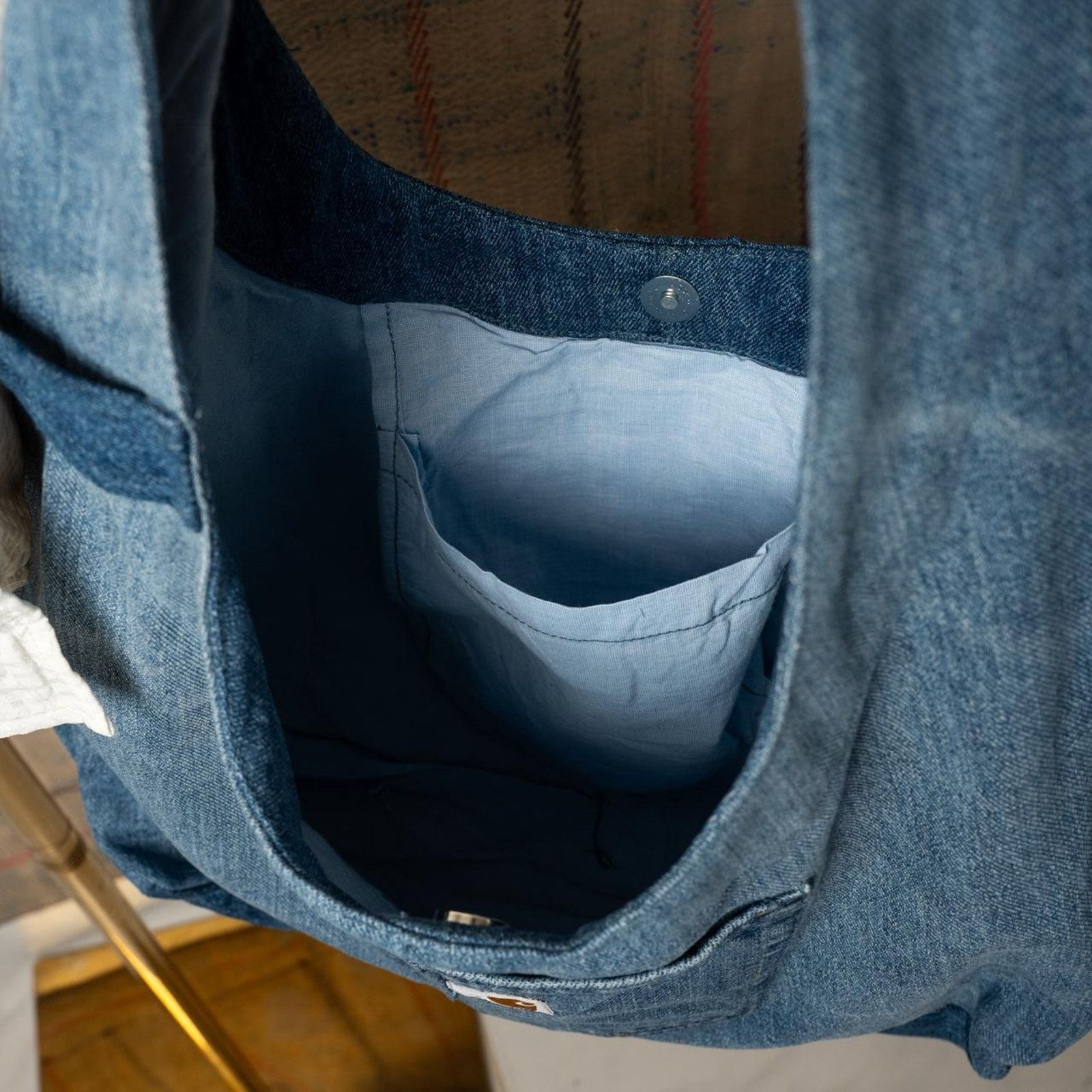 Carhartt Custom Upcycled Carhartt Hobo Bag | Upcycled shoulder bag Size ONE SIZE - 6 Thumbnail