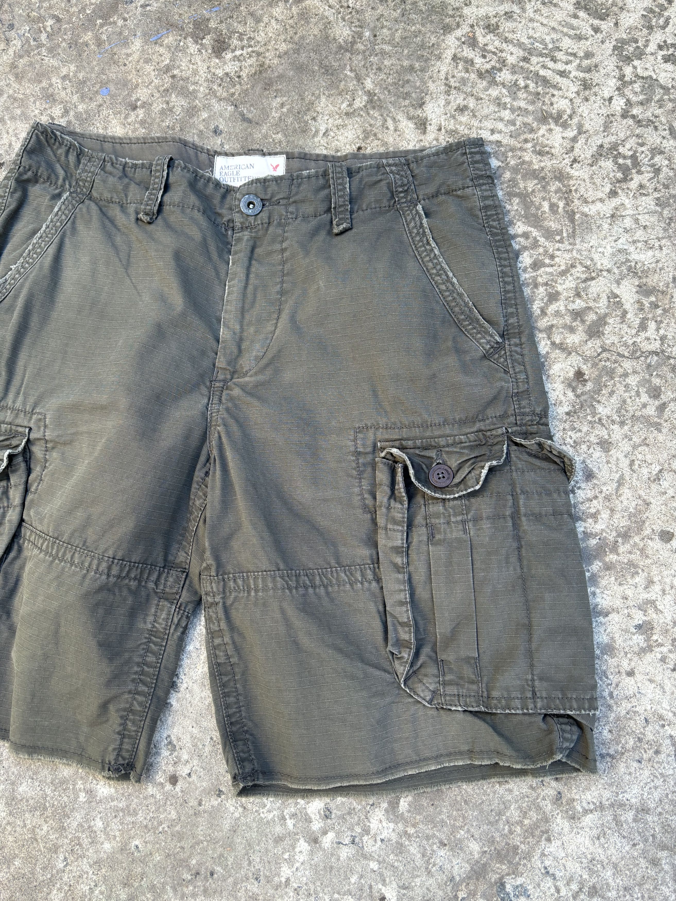 Japanese Brand Vintage Y2K Cargo Military Shorts Size US 32 / EU 48 - 4 Thumbnail