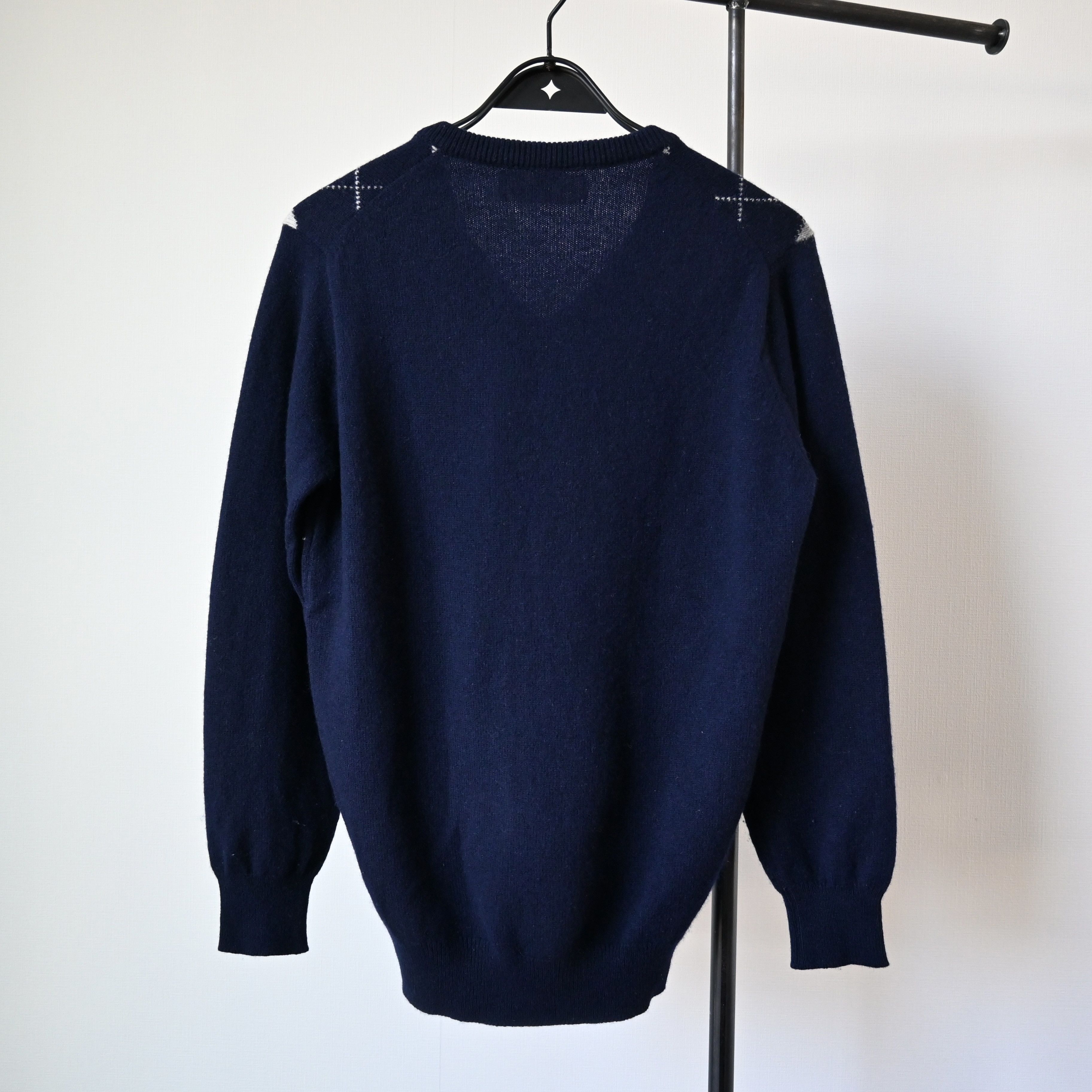 Vintage VTG 1990s BRAEMAR argyle pure wool sweater, made in Scotland Size US S / EU 44-46 / 1 - 2 Thumbnail