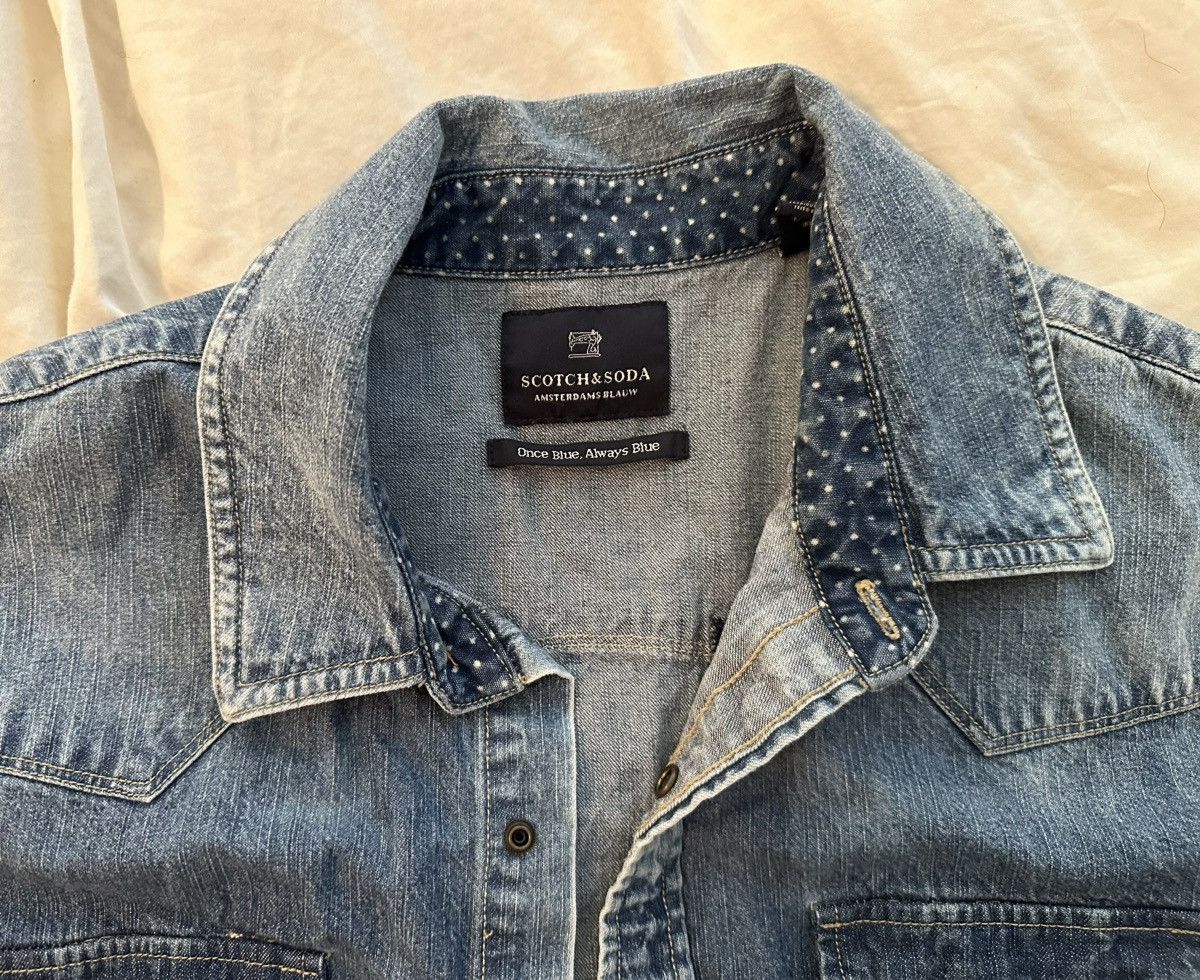 Scotch & Soda Scotch & Soda Denim shirt Size US L / EU 52-54 / 3 - 3 Thumbnail