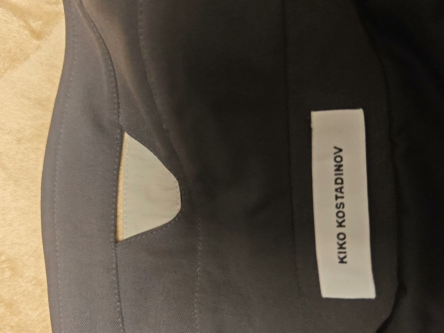 Kiko Kostadinov kiko kostadinov maiden peacoat jacket Nextarrow-2501 Size US M / EU 48-50 / 2 - 3 Thumbnail