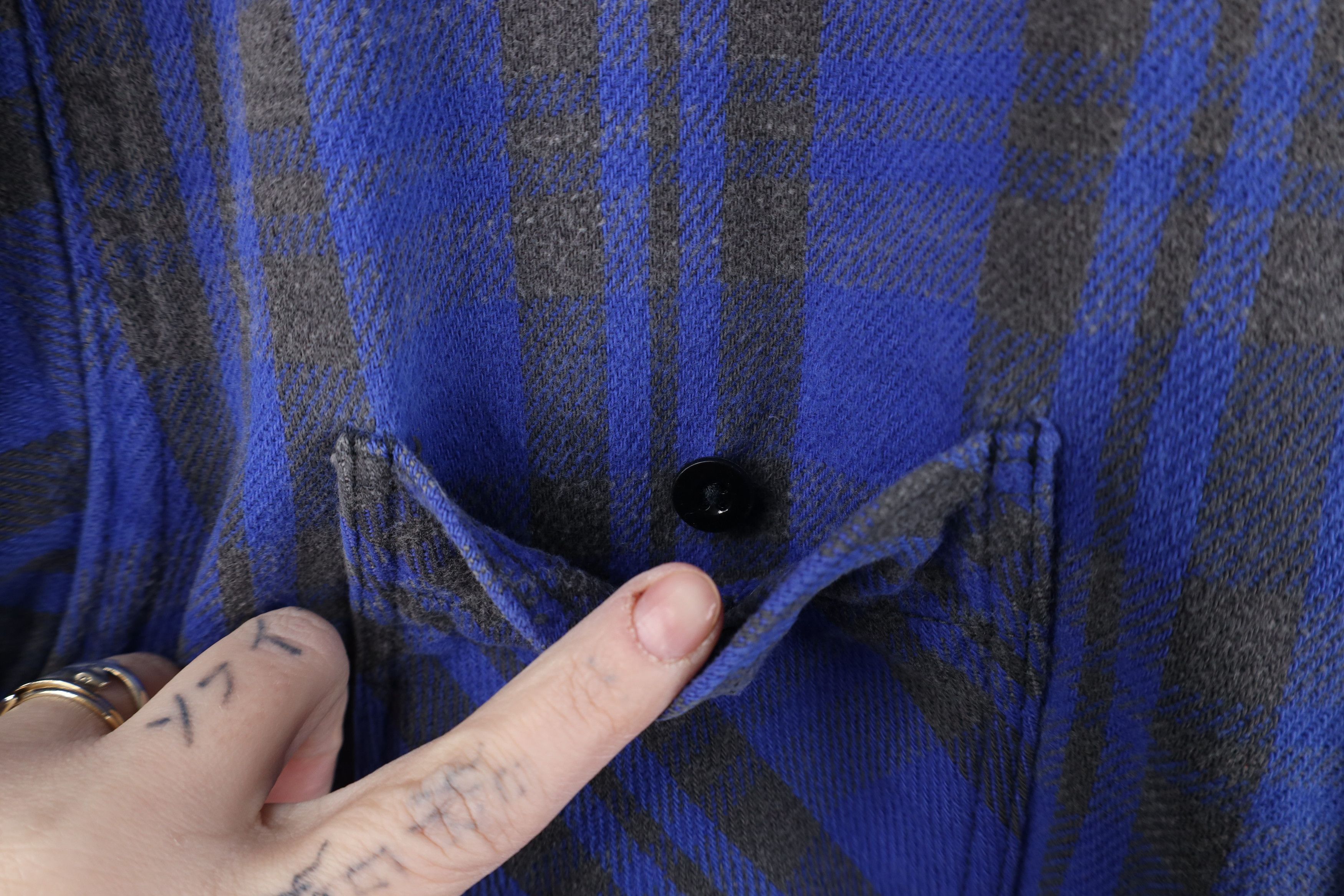 Vintage Vintage 90s Streetwear Heavy Flannel Button Shirt Plaid Size US M / EU 48-50 / 2 - 5 Thumbnail
