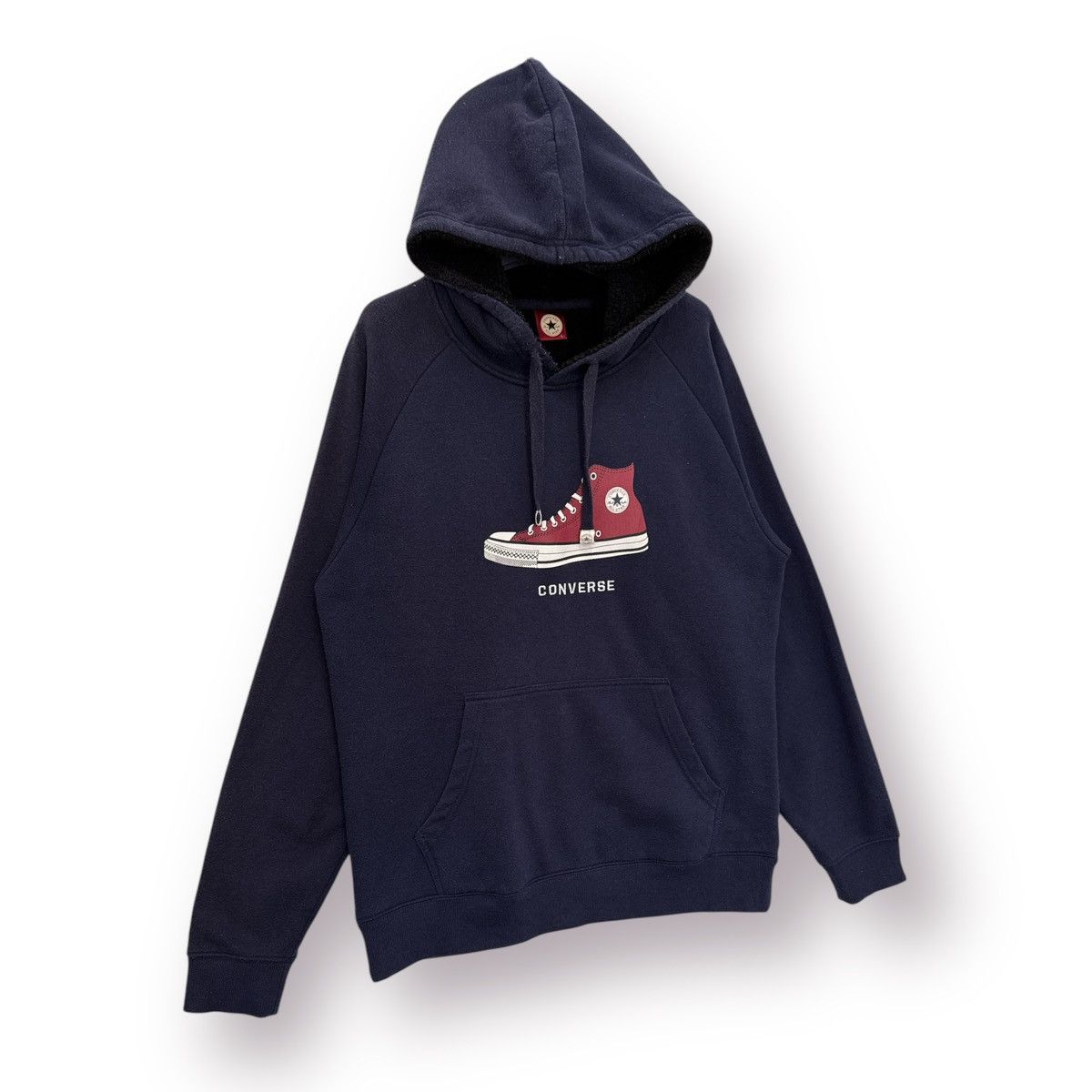 Converse 🔥 VINTAGE CONVERSE HOODIE SWEATSHIRT - L Size US M / EU 48-50 / 2 - 2 Thumbnail