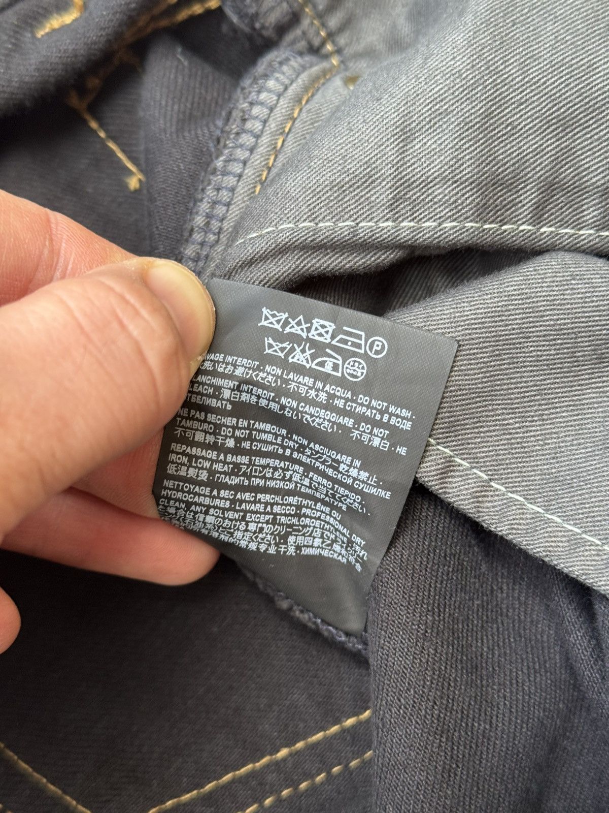 Saint Laurent Paris × Yves Saint Laurent SAINT LAURENT Trash Overdye JAPAN DENIM Distressed Skinny Size 27" / US 4 / IT 40 - 9 Thumbnail