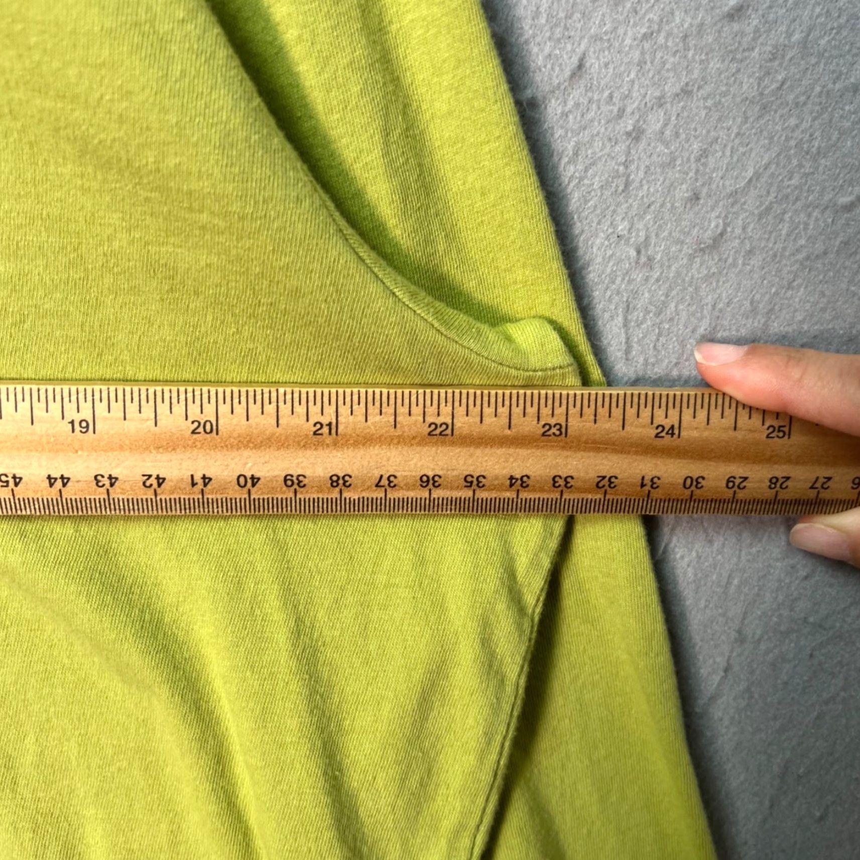 Muji VINTAGE Muji Womens XL Lime Green Long Sleeve T-Shirt 100% Cotton Casual Green Womens XL T-Shirt 90s? Size XL / US 12-14 / IT 48-50 - 5 Thumbnail