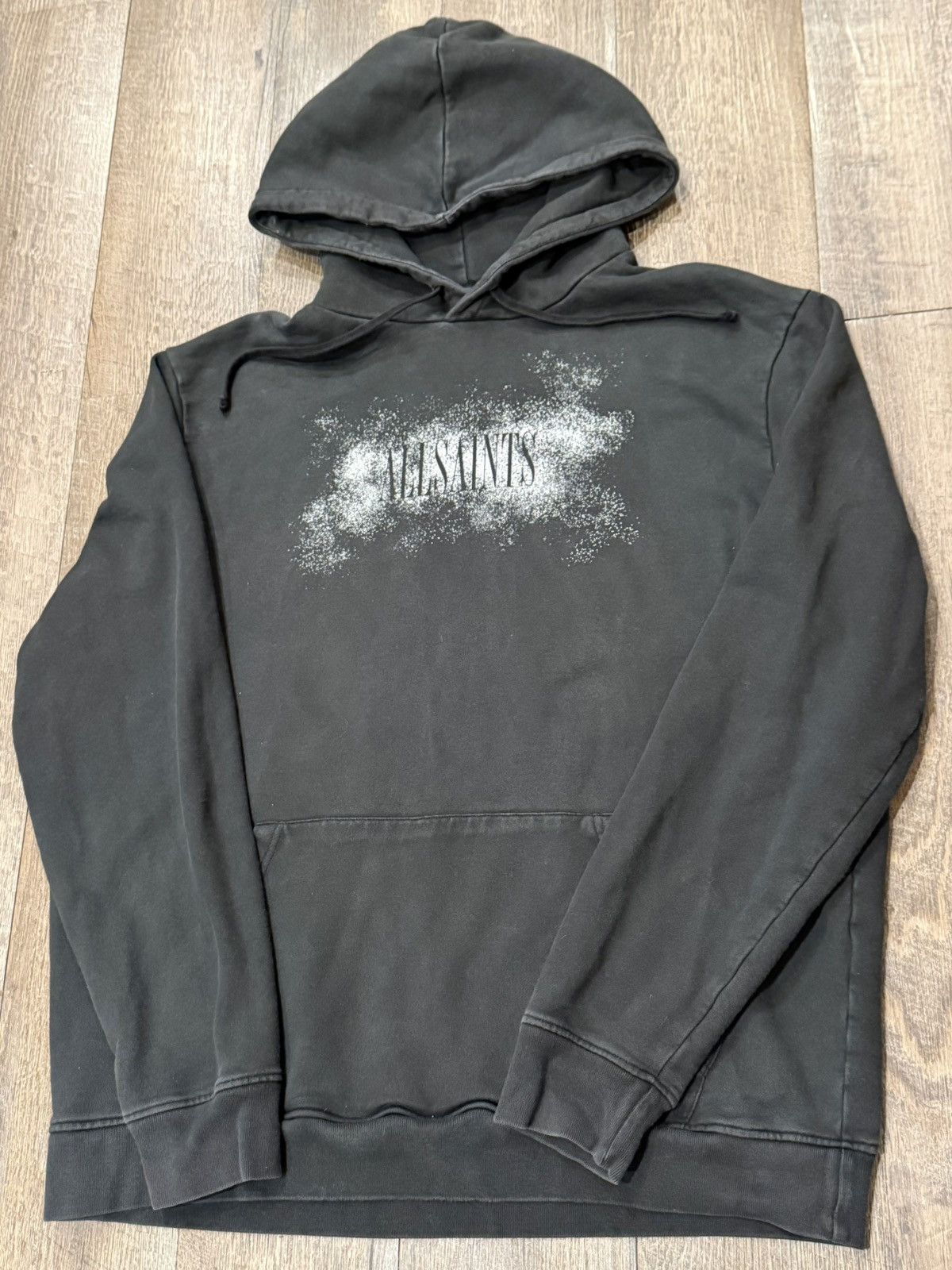 Allsaints ALLSAINTS Shadow Stamp Logo Hoodie size Medium Size US M / EU 48-50 / 2 - 1 Thumbnail
