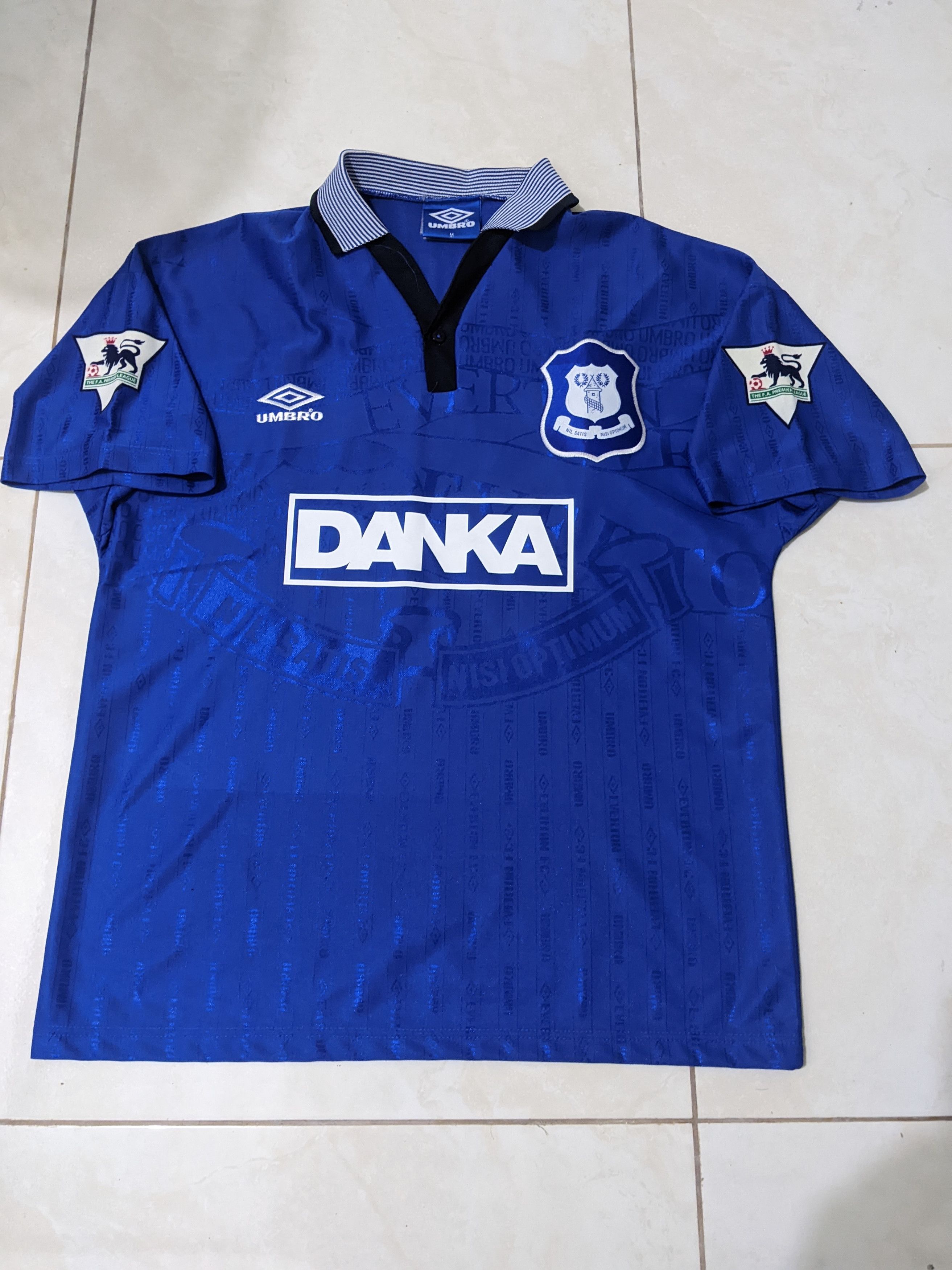 Umbro Jersey Everton 1995-97 home kanchelskis football shirt Size US M / EU 48-50 / 2 - 1 Thumbnail