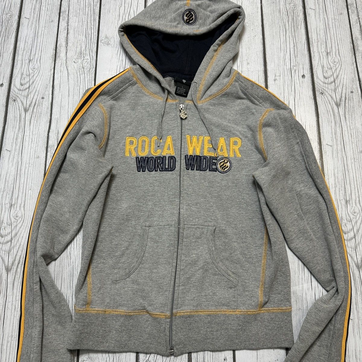 Rocawear × Vintage Vintage Rocawear hoodie Size L / US 10 / IT 46 - 3 Thumbnail