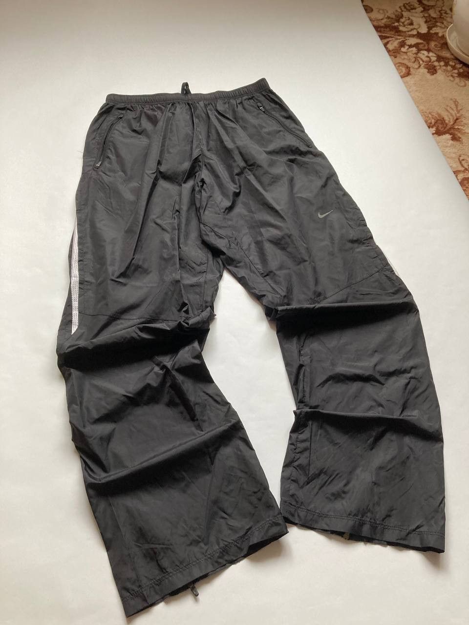 Nike × Vintage Vintage Nike Track Pants Nylon Drill Y2K Style Size US 38 / EU 54 - 3 Thumbnail