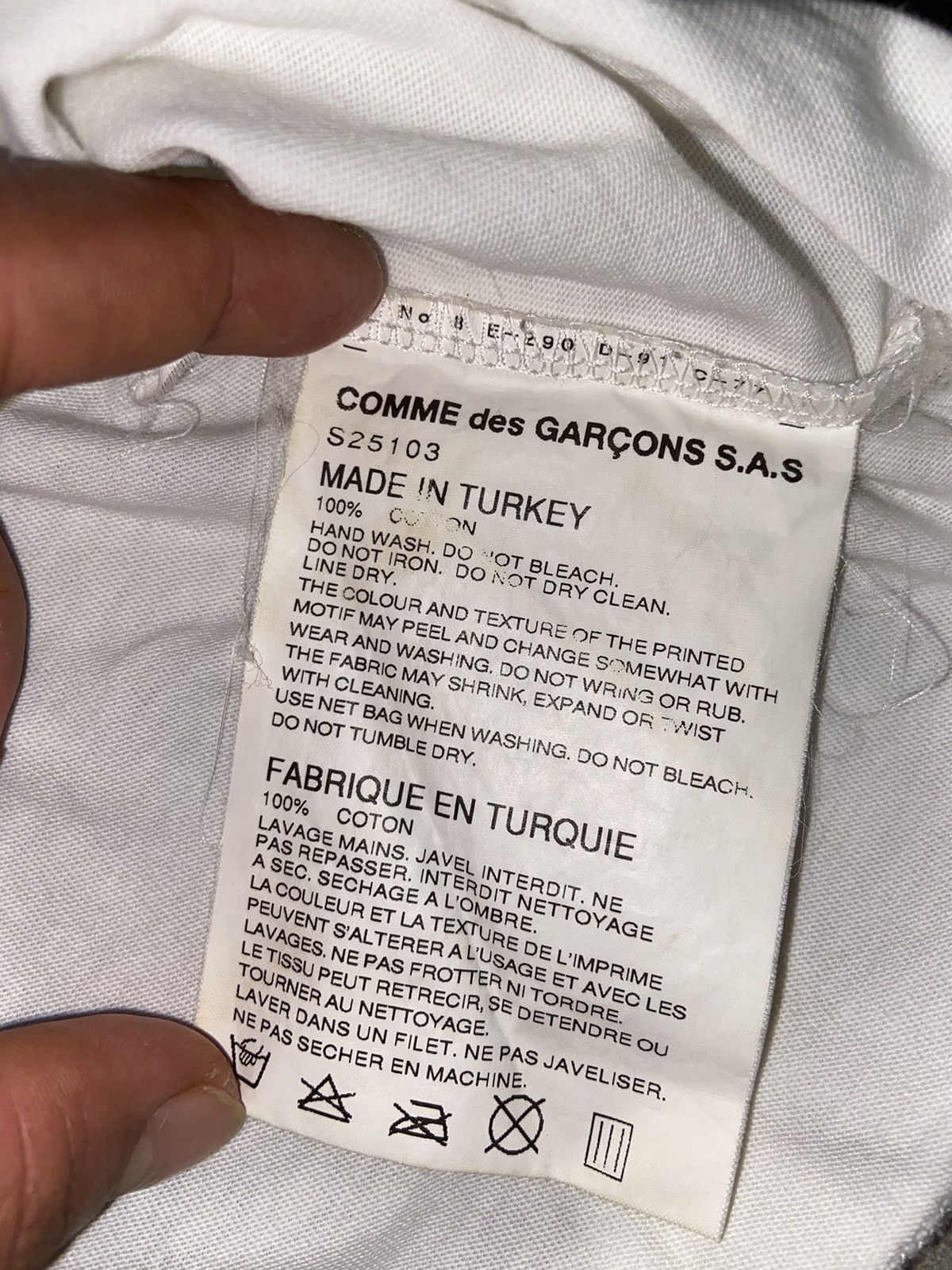 Comme des Garcons NOAH LYON X COMME DES GARCONS SHIRT SKETCH TEE Size US M / EU 48-50 / 2 - 7 Thumbnail