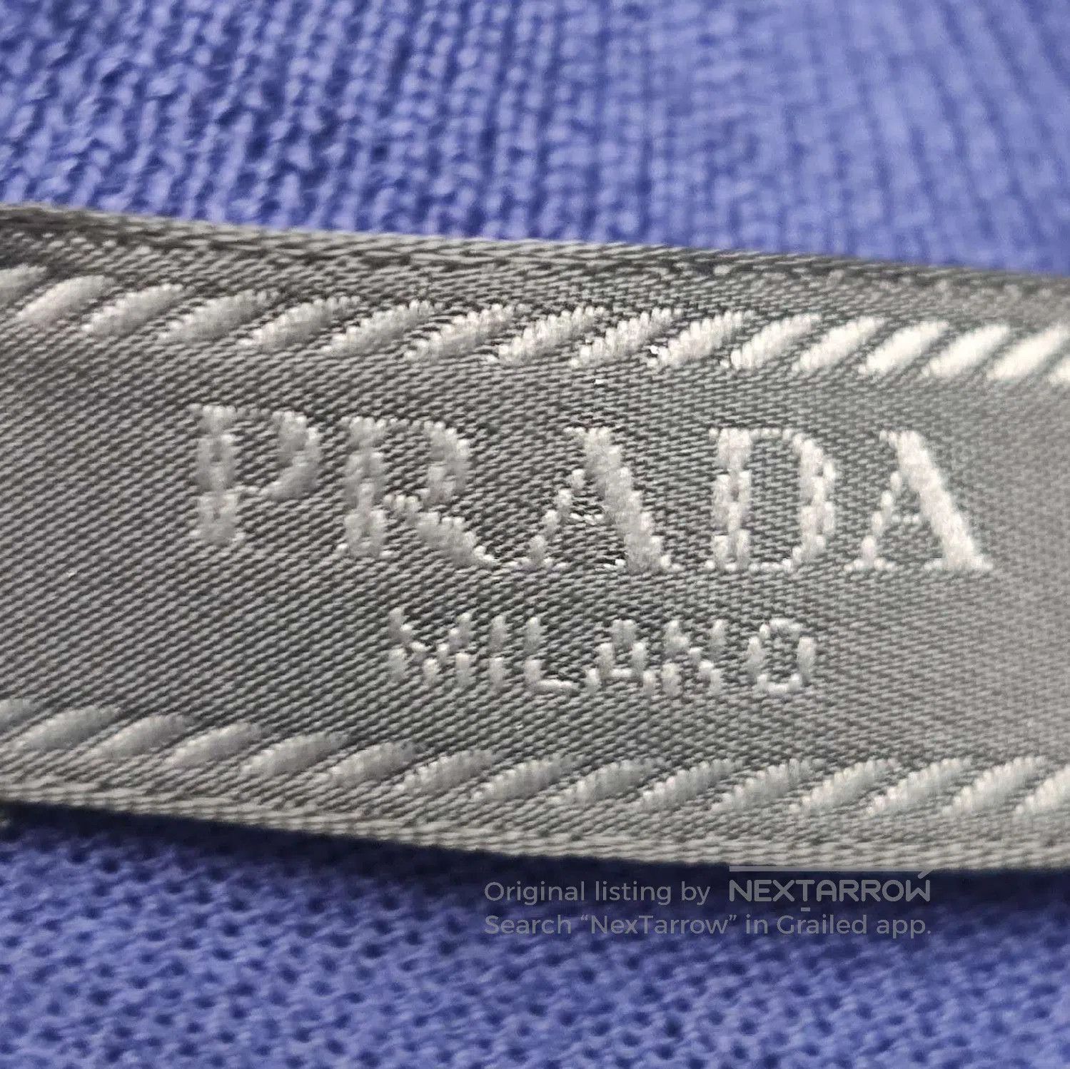 Prada Prada Logo Wool Knit Short Sleeve Top . Size L / US 10 / IT 46 - 5 Thumbnail