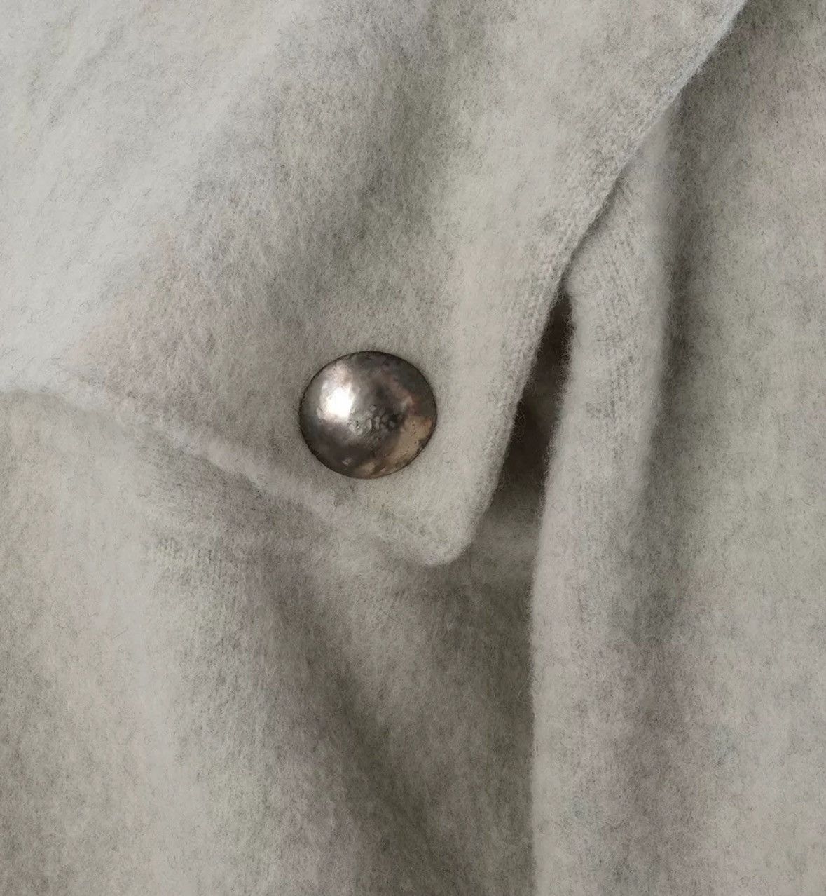 Jil Sander JIL SANDER AW20 fashion show layered collar wool top shirt Size US M / EU 48-50 / 2 - 3 Thumbnail