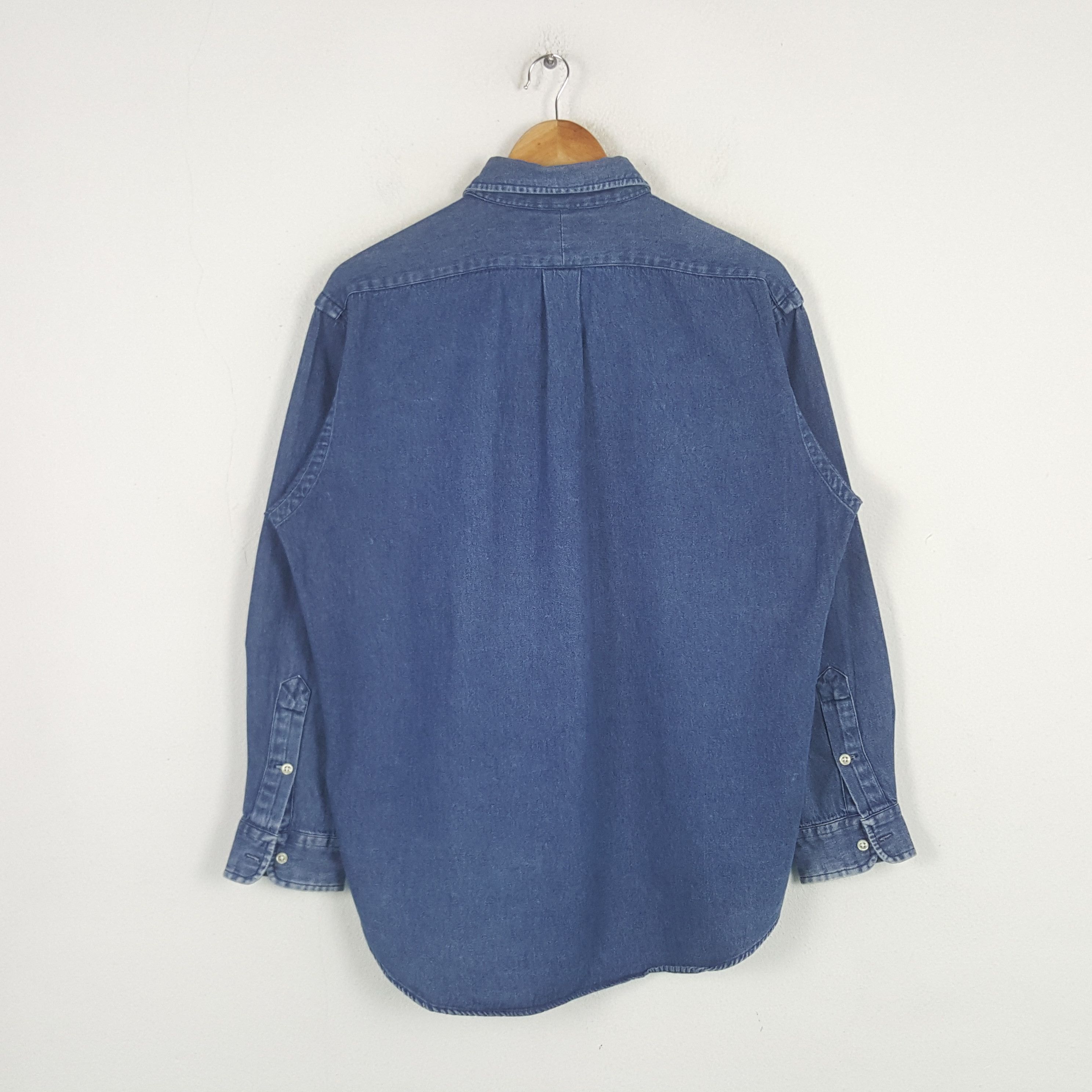 Ralph Lauren Vintage Ralph Lauren American Brand Denim Shirt Button Up 31 Size US XL / EU 56 / 4 - 3 Thumbnail