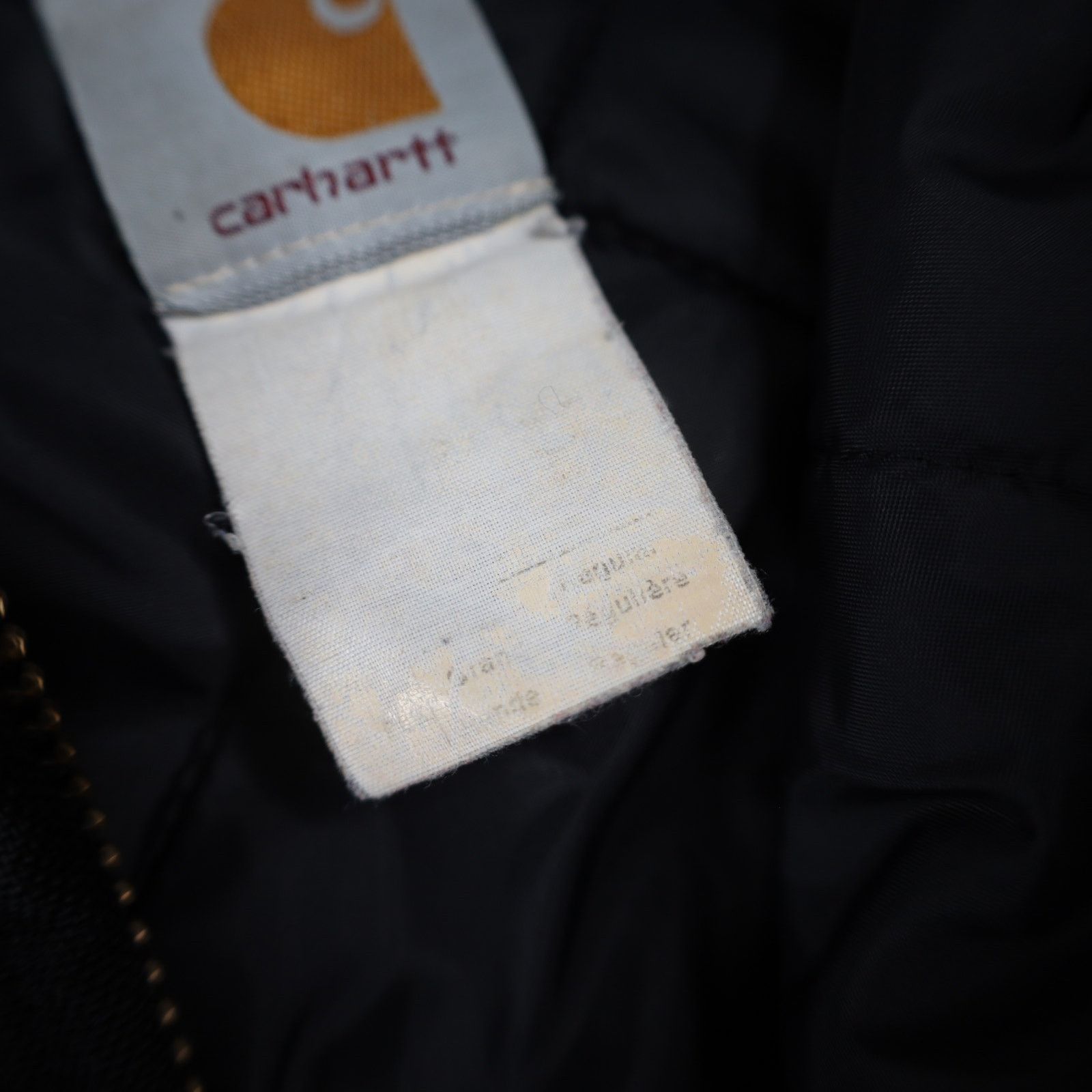 Carhartt × Vintage Vintage Carhartt Spellout Canvas Quilted Work Jacket Size US L / EU 52-54 / 3 - 12 Thumbnail