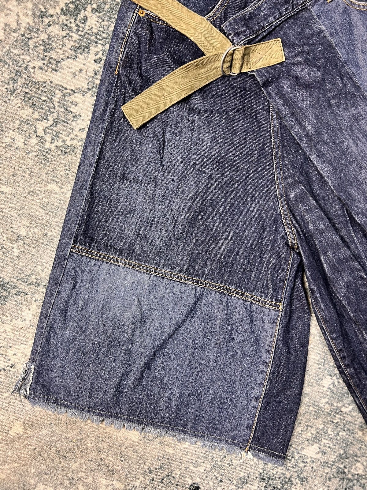 Third & Army Tobila Made in Japan Rework Army Denim Jort Size US 32 / EU 48 - 5 Thumbnail