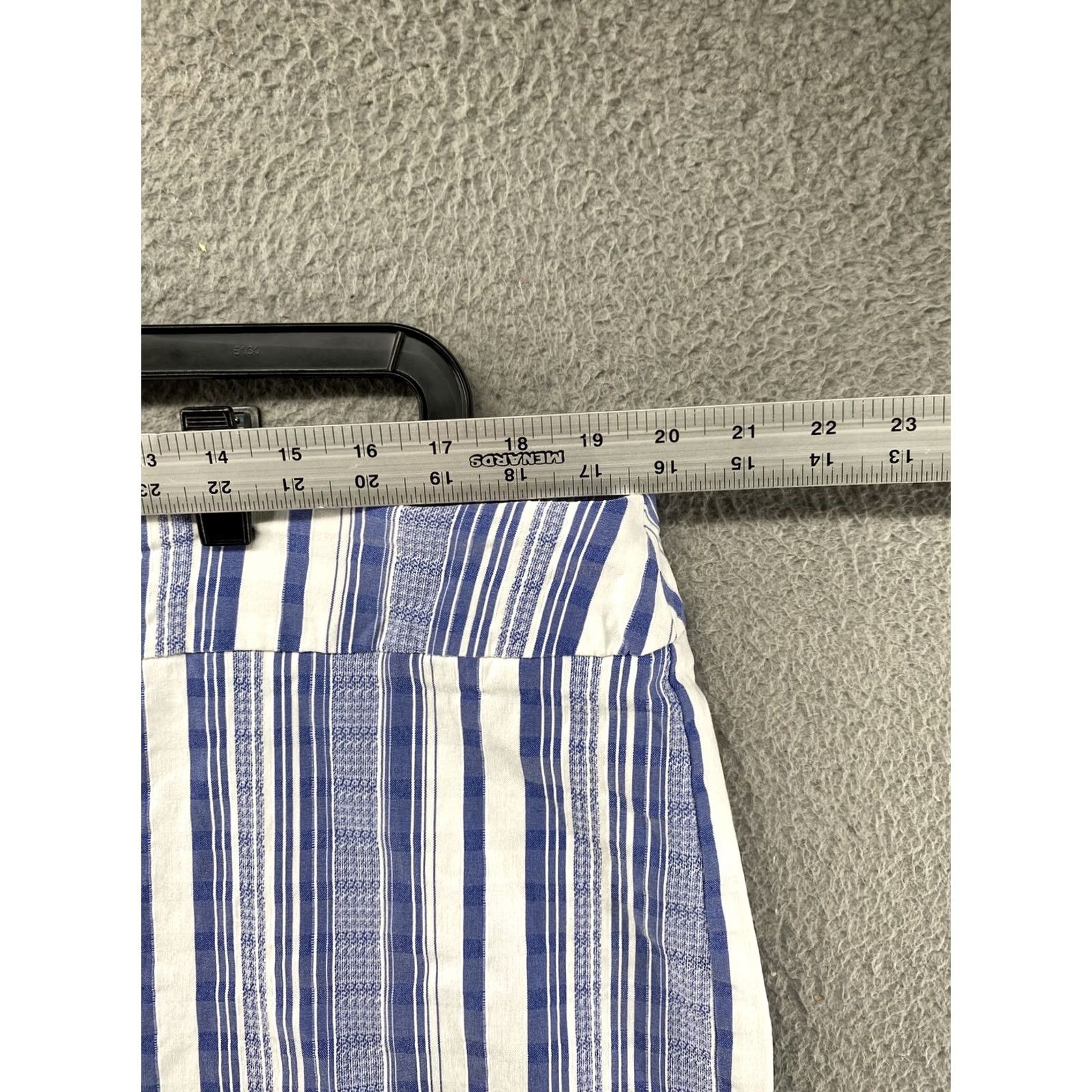 Vintage Est 1946 Women’s Rayon Blend Striped Wide Leg Ankle Boho Pants 22W Plus Size Size 40" / US 18 - 6 Thumbnail