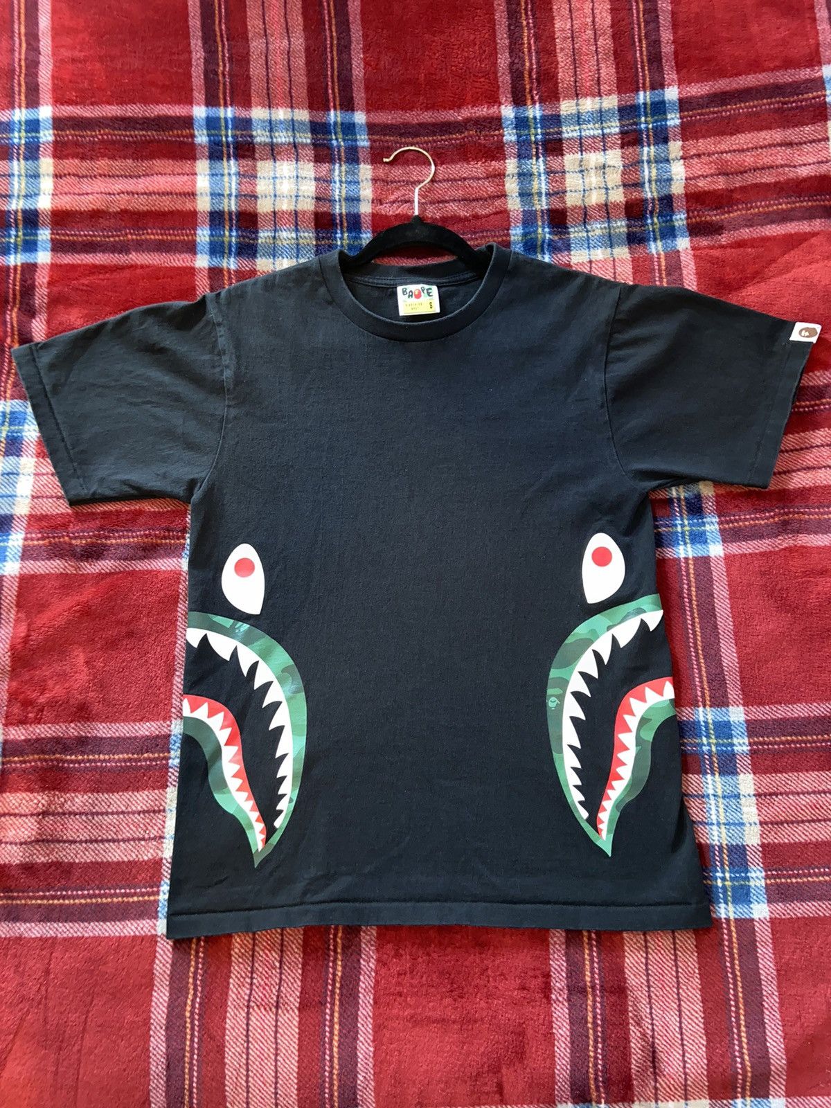 BAPE Color Camo Shark Tee Black/Blue