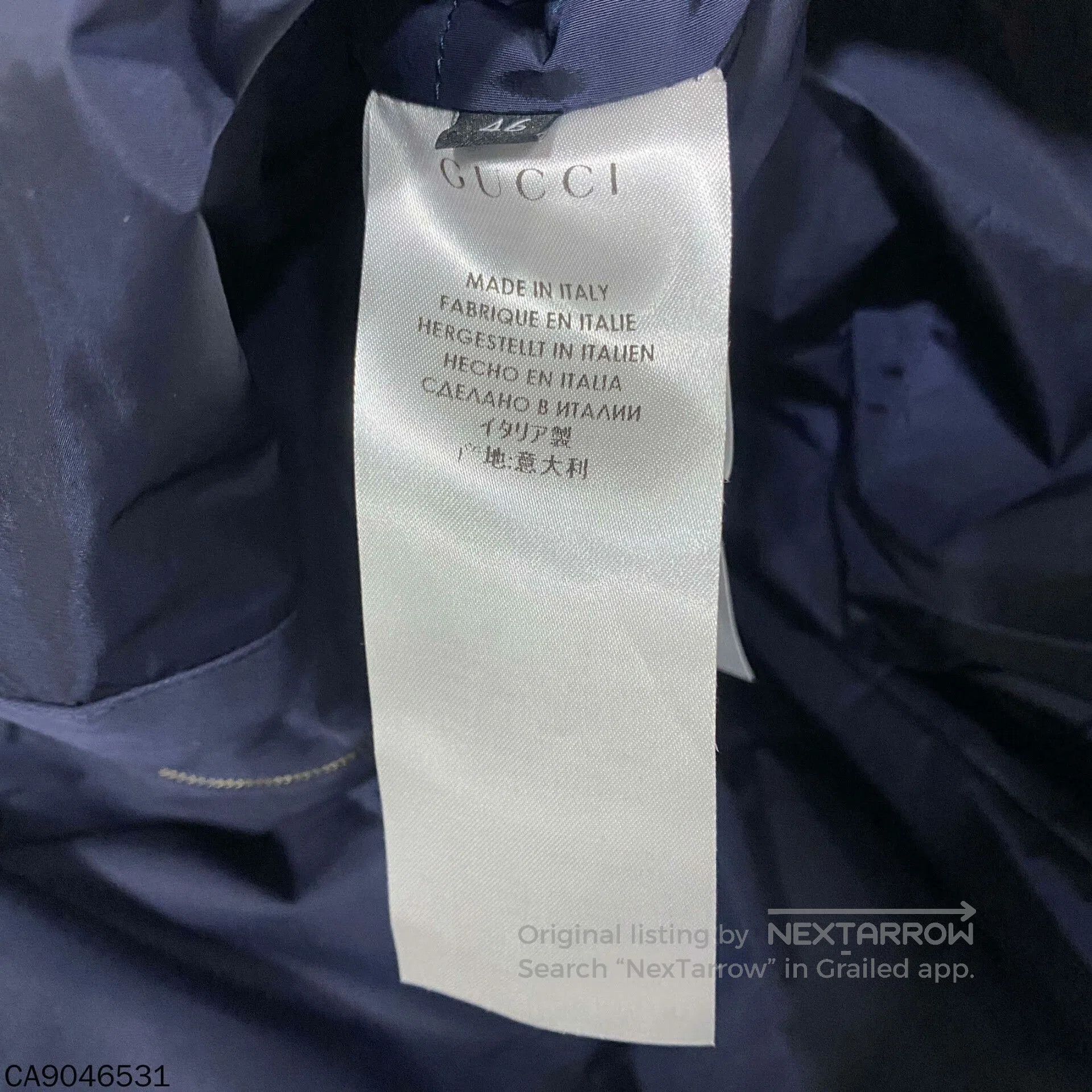 Gucci Gucci Dark Blue Coat. Size US S / EU 44-46 / 1 - 4 Thumbnail
