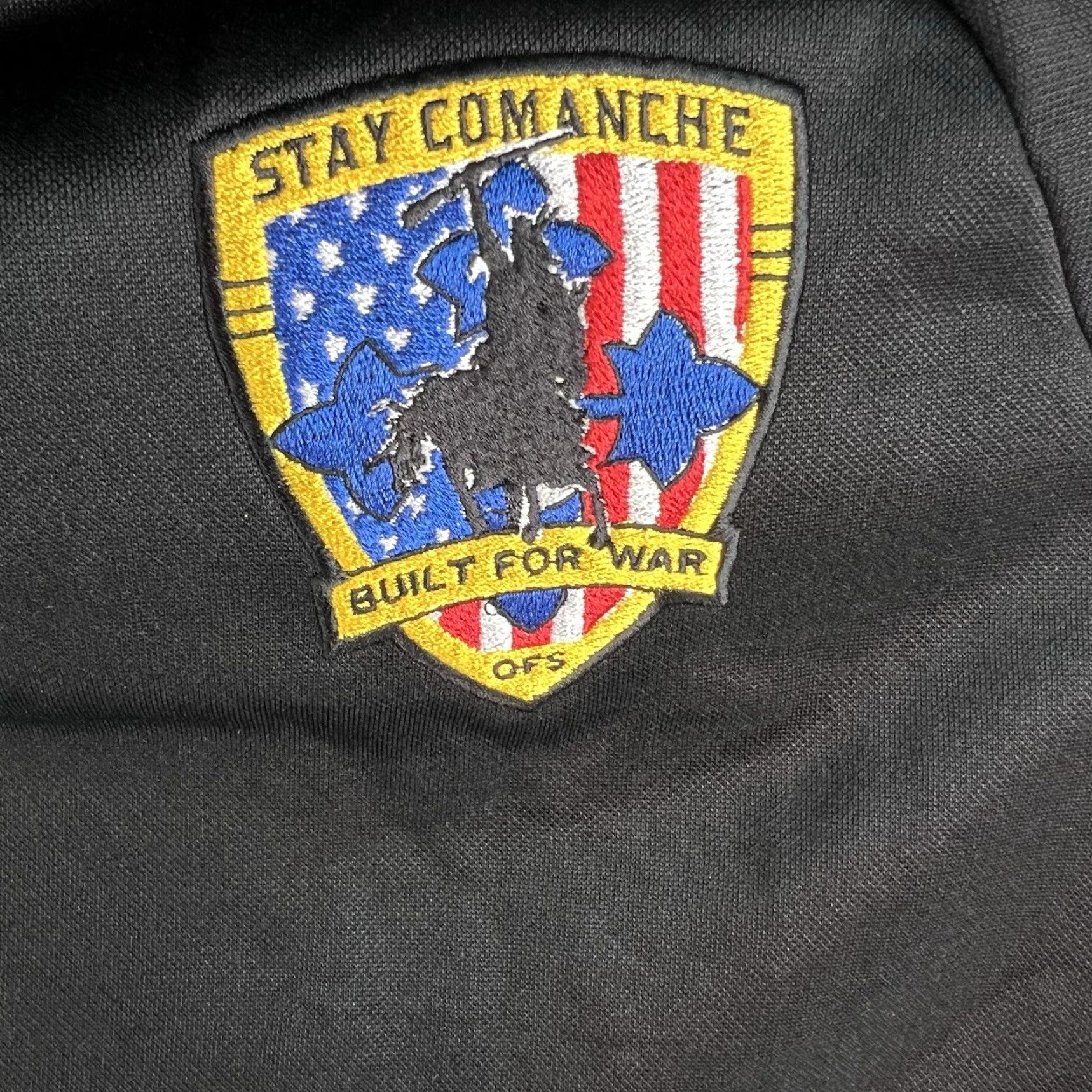 Nike VINTAGE Nike Hoodie Men Size L Black Dri-Fit Stay Camanche Built for War Pullover Hooded Sportswear 90s/Concert-esque? Size US L / EU 52-54 / 3 - 2 Thumbnail